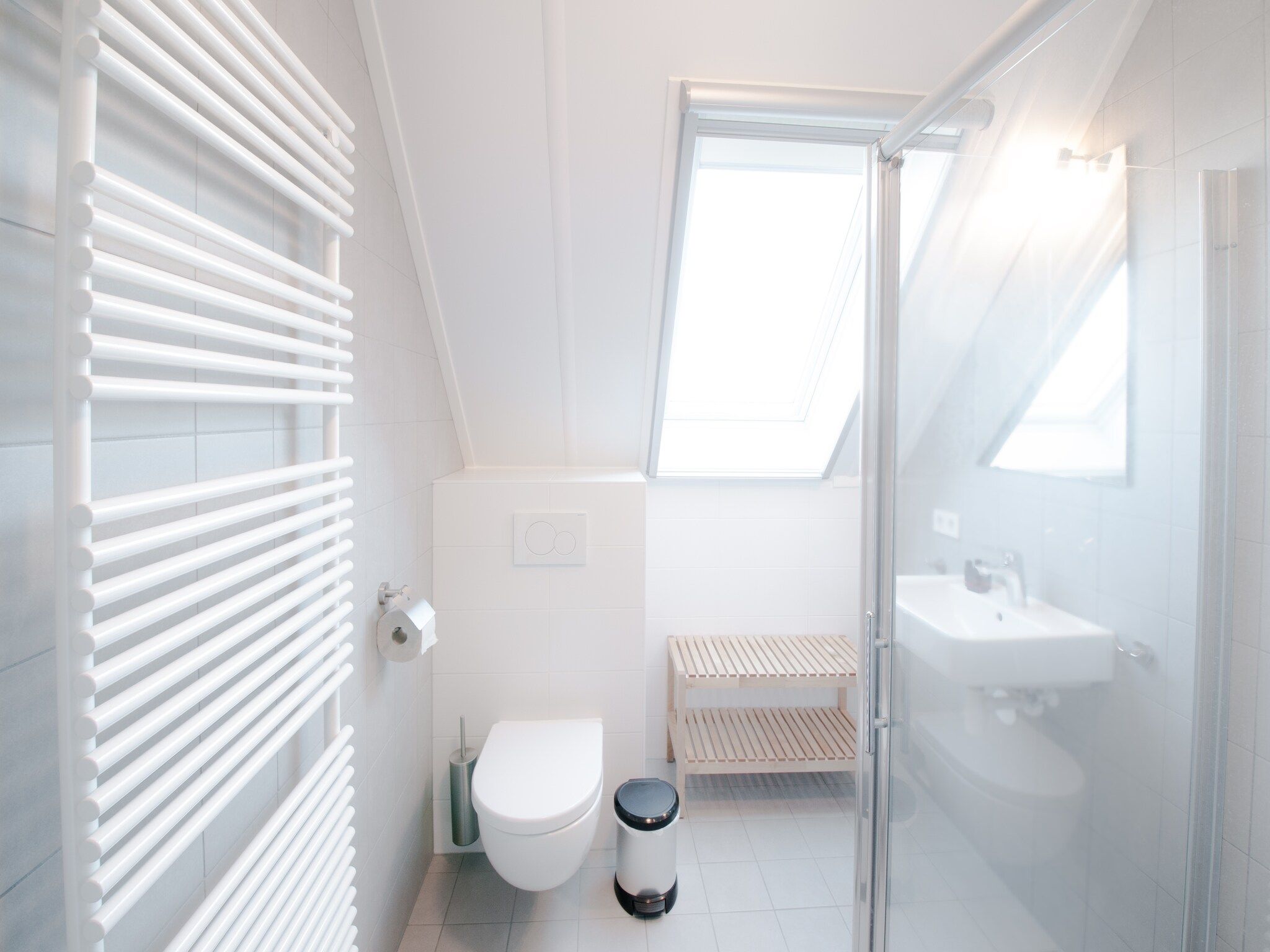 De badkamer van Resort Waterrijk Oesterdam 13 in Tholen