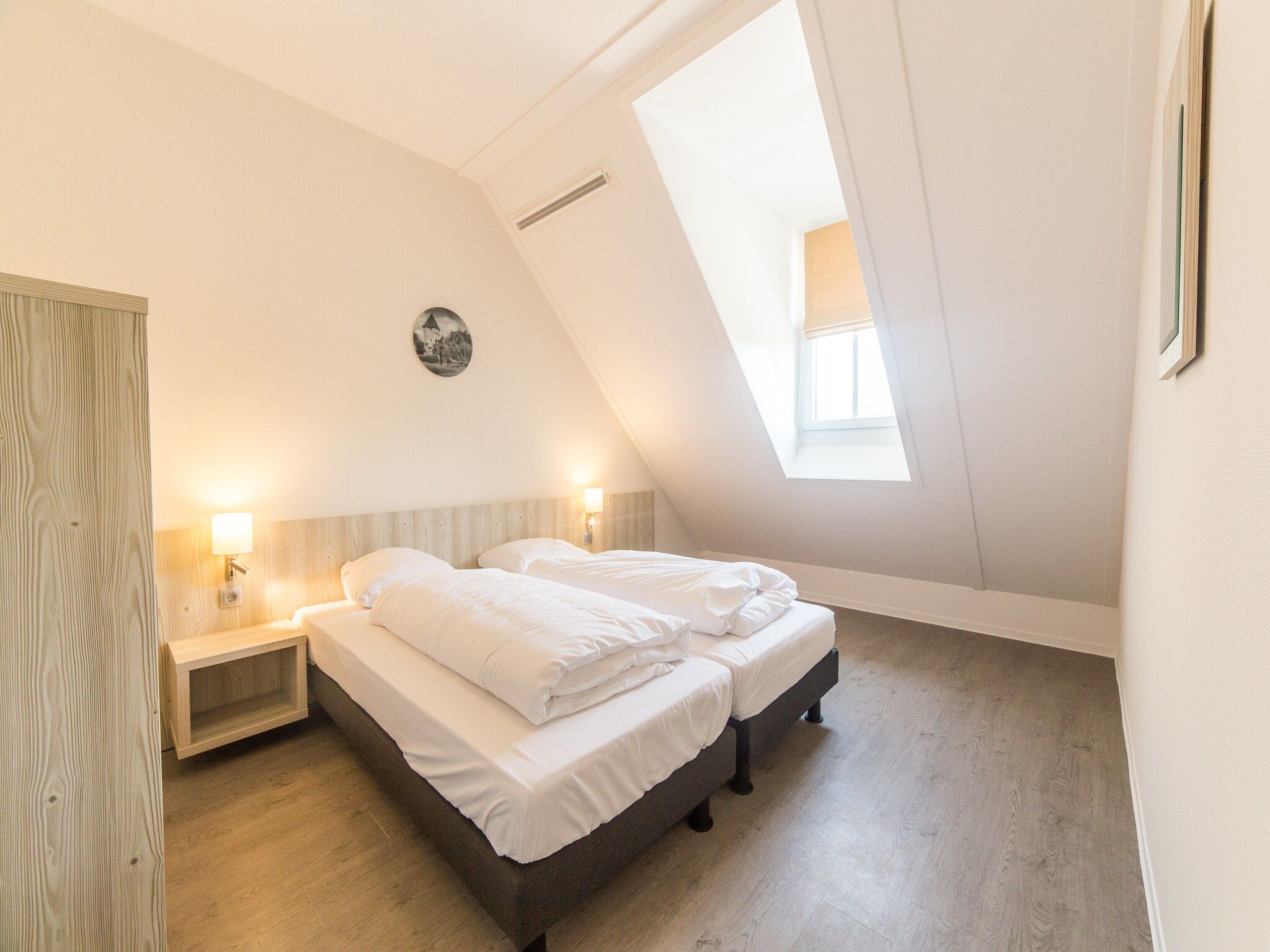 Een slaapkamer van Resort Maastricht 24 in Maastricht