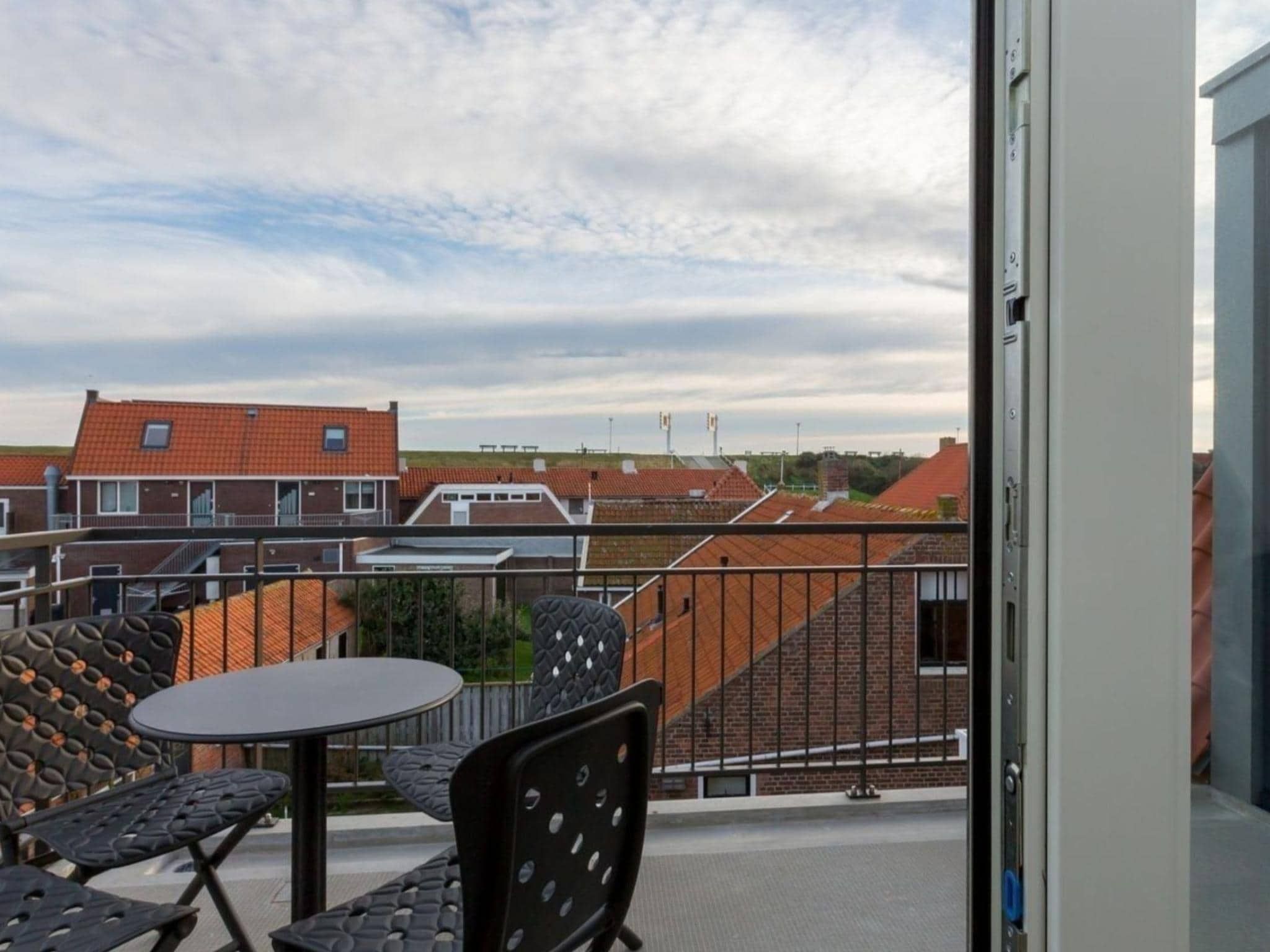 Het terras van Aparthotel Zoutelande - 6 pers luxe appartement huisdier in Zoutelande