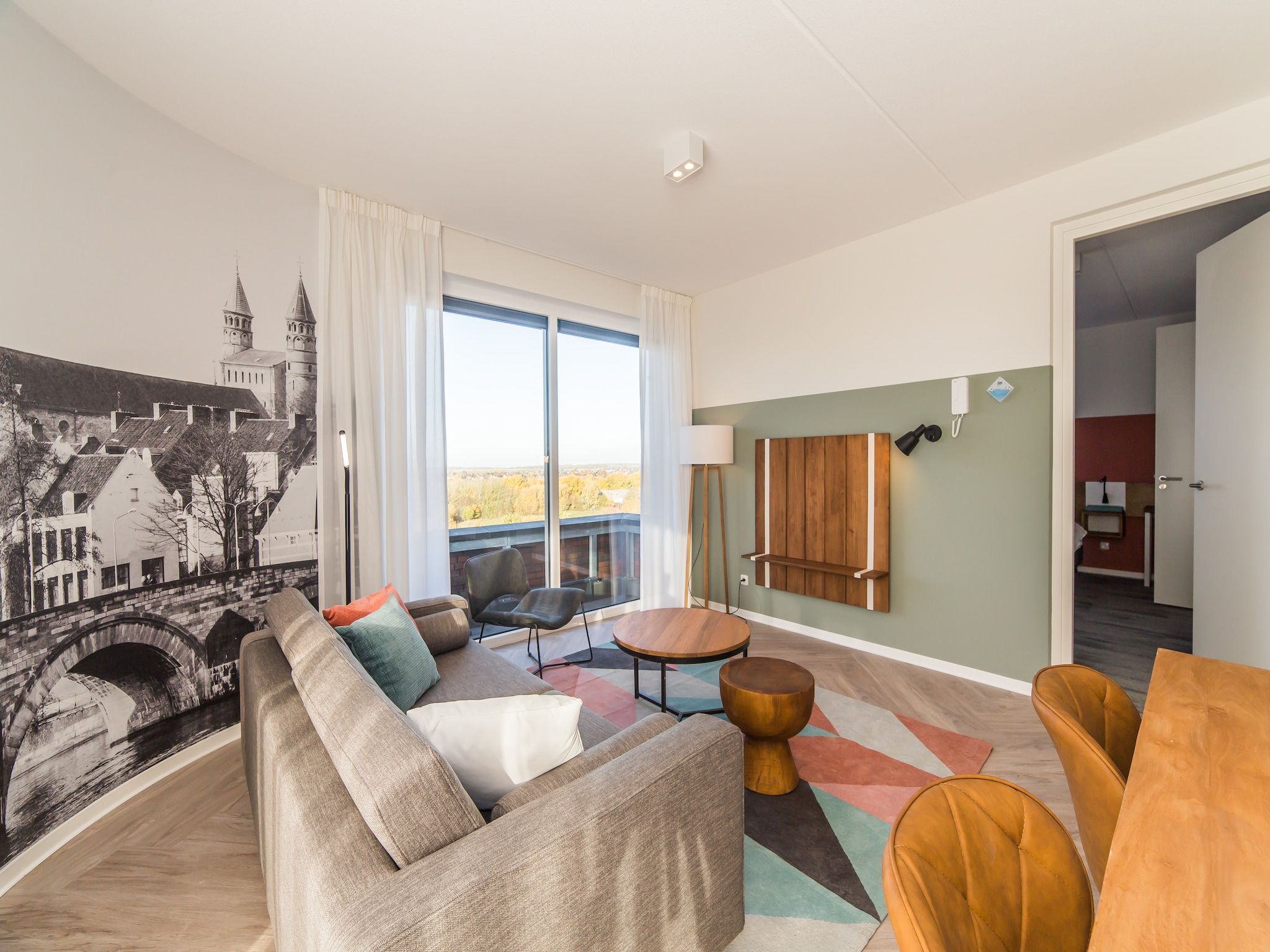 De woonkamer van Resort Maastricht - Prins van Oranje 2 in Maastricht