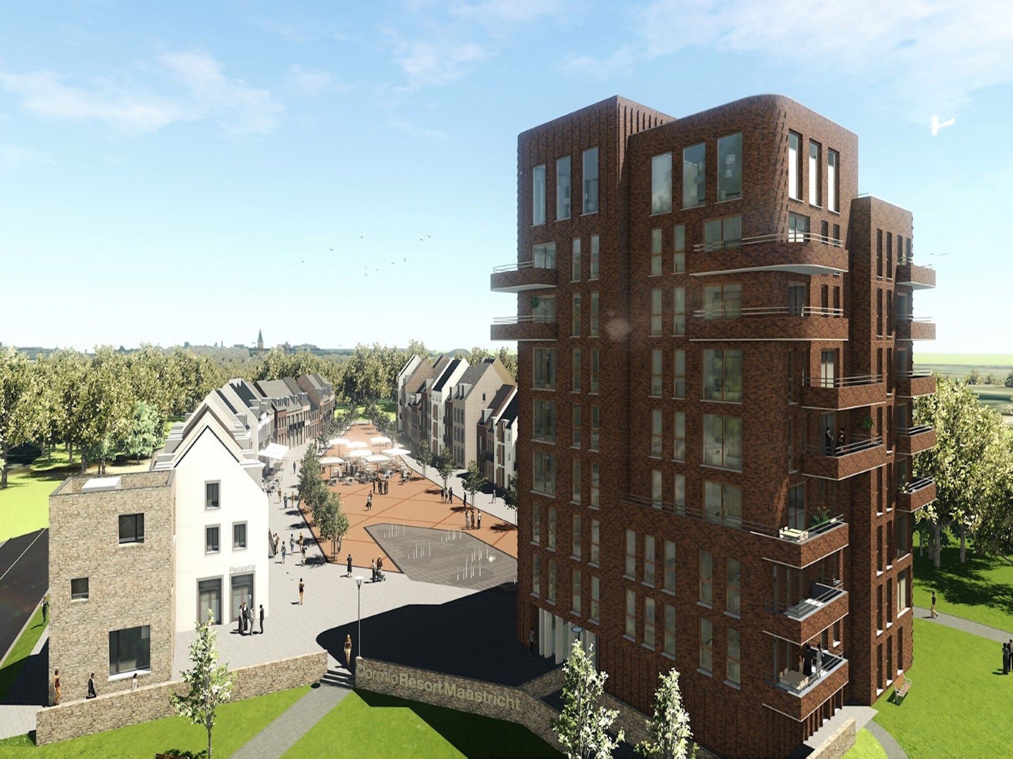 De buitenkant van Resort Maastricht - Prins van Oranje 2 in Maastricht