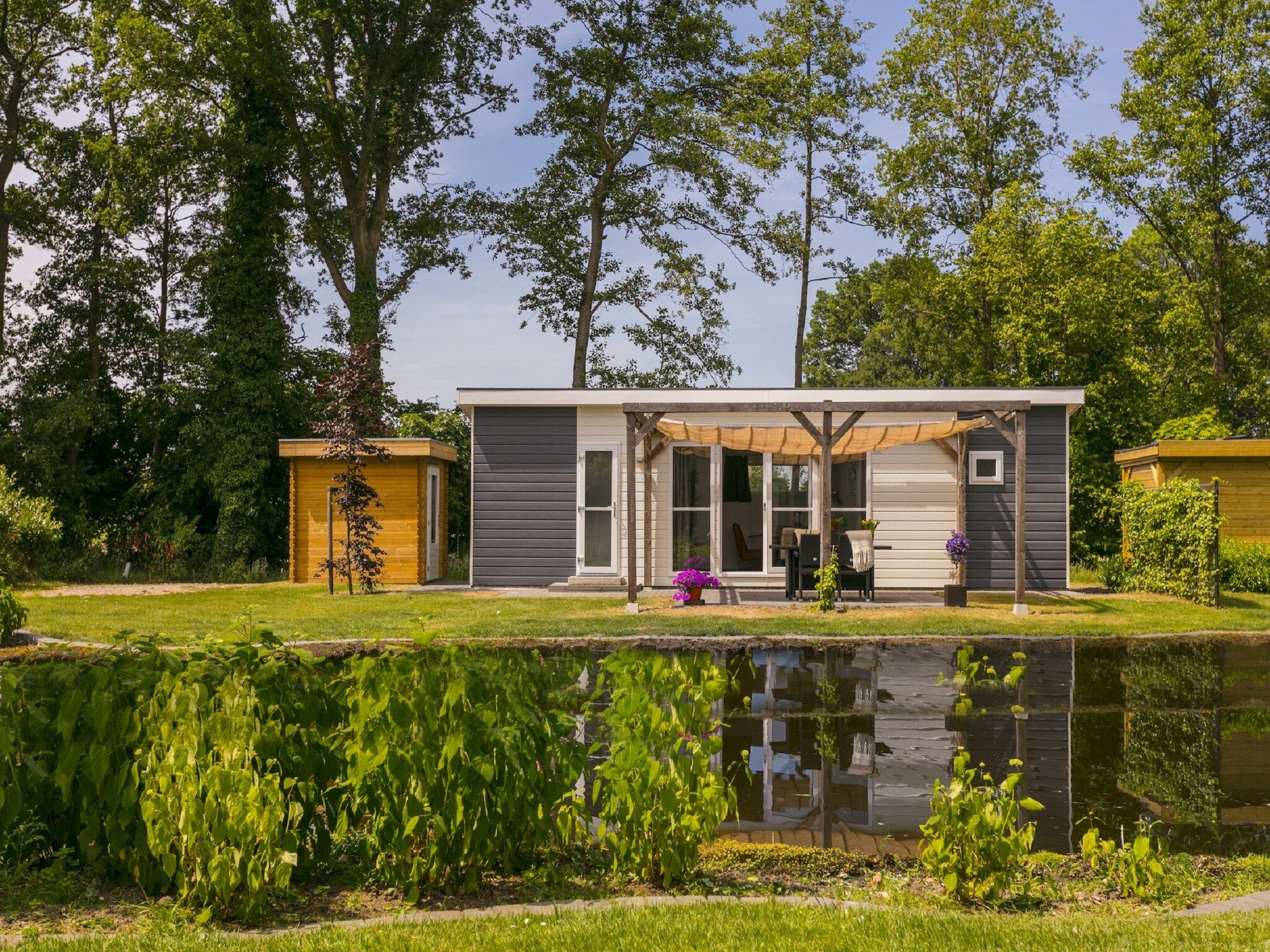 Het uitzicht vanaf Vakantiepark De Lochemse Berg 2 in Lochem