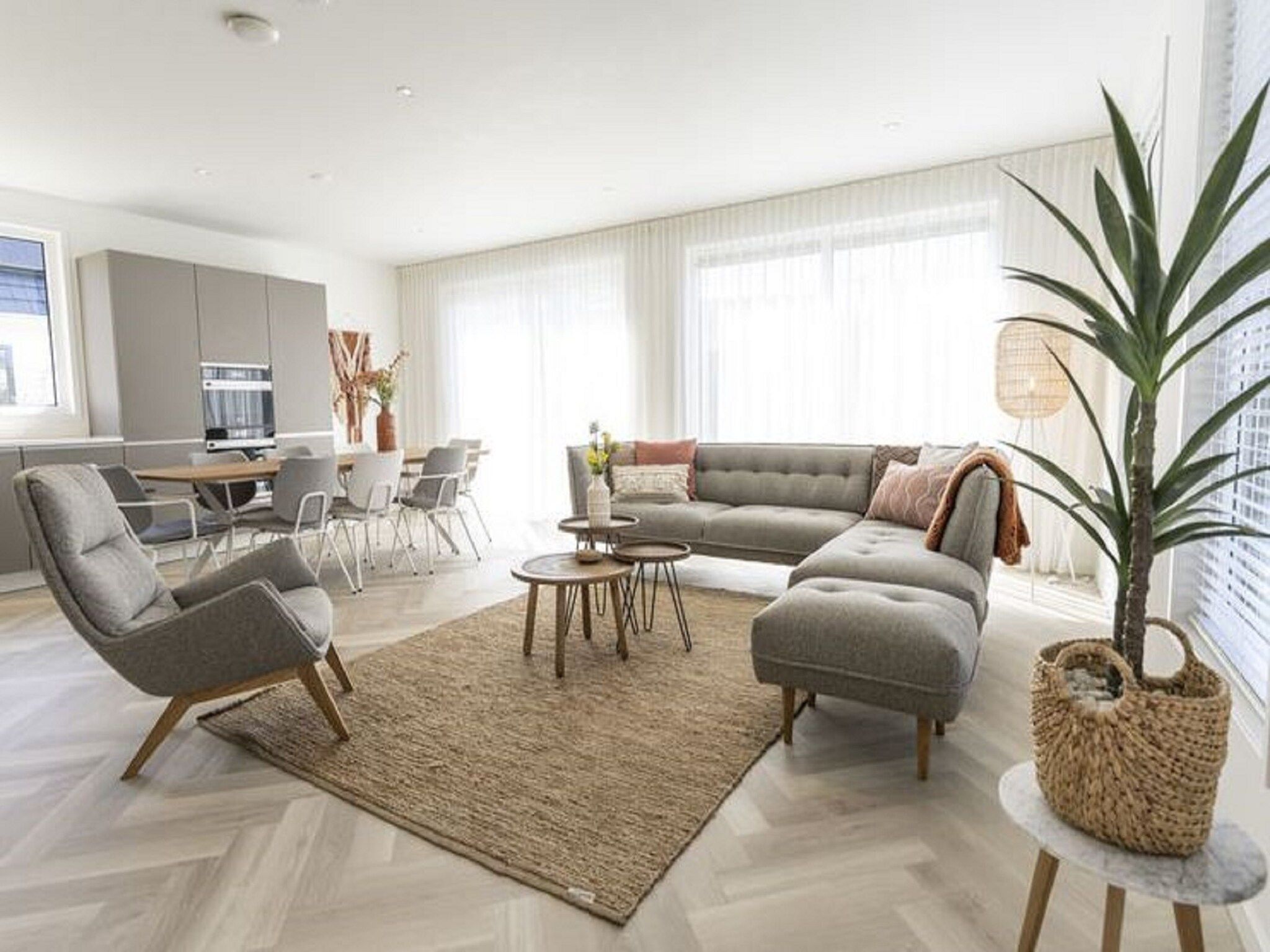 De woonkamer van So What 19 in De Koog Texel