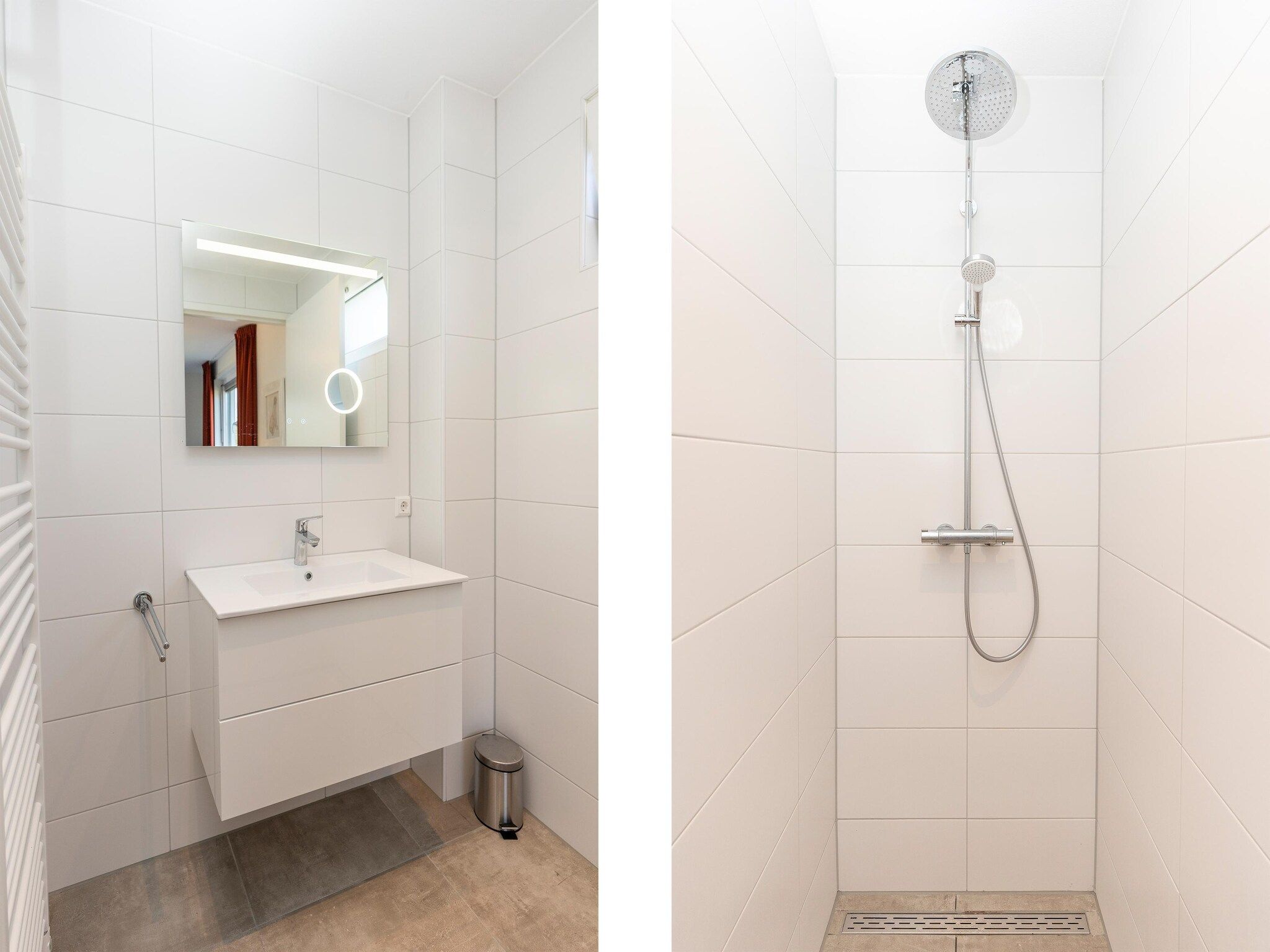 De badkamer van So What 21 in De Koog Texel