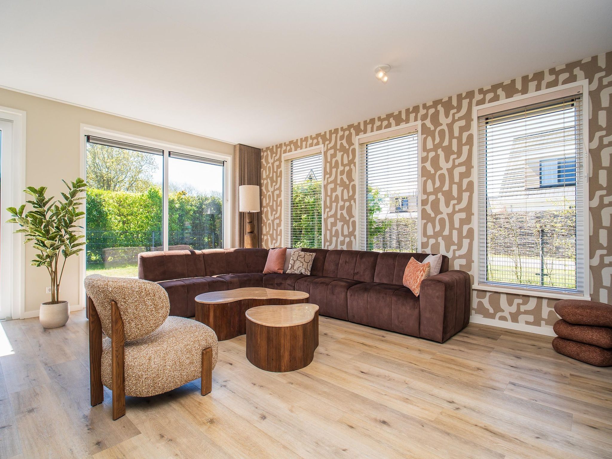 De woonkamer van So What 21 in De Koog Texel
