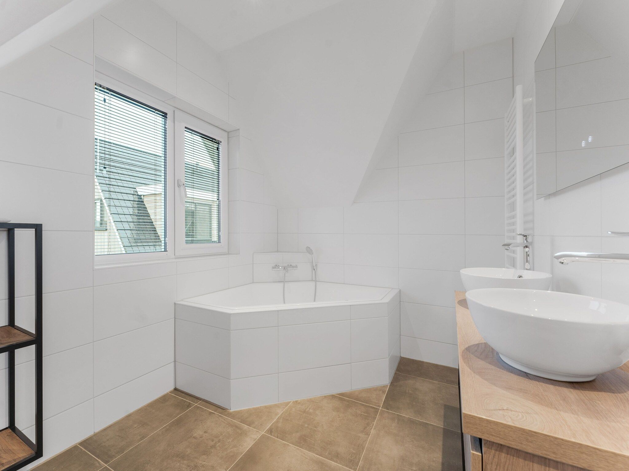 De badkamer van So What 37A in De Koog Texel