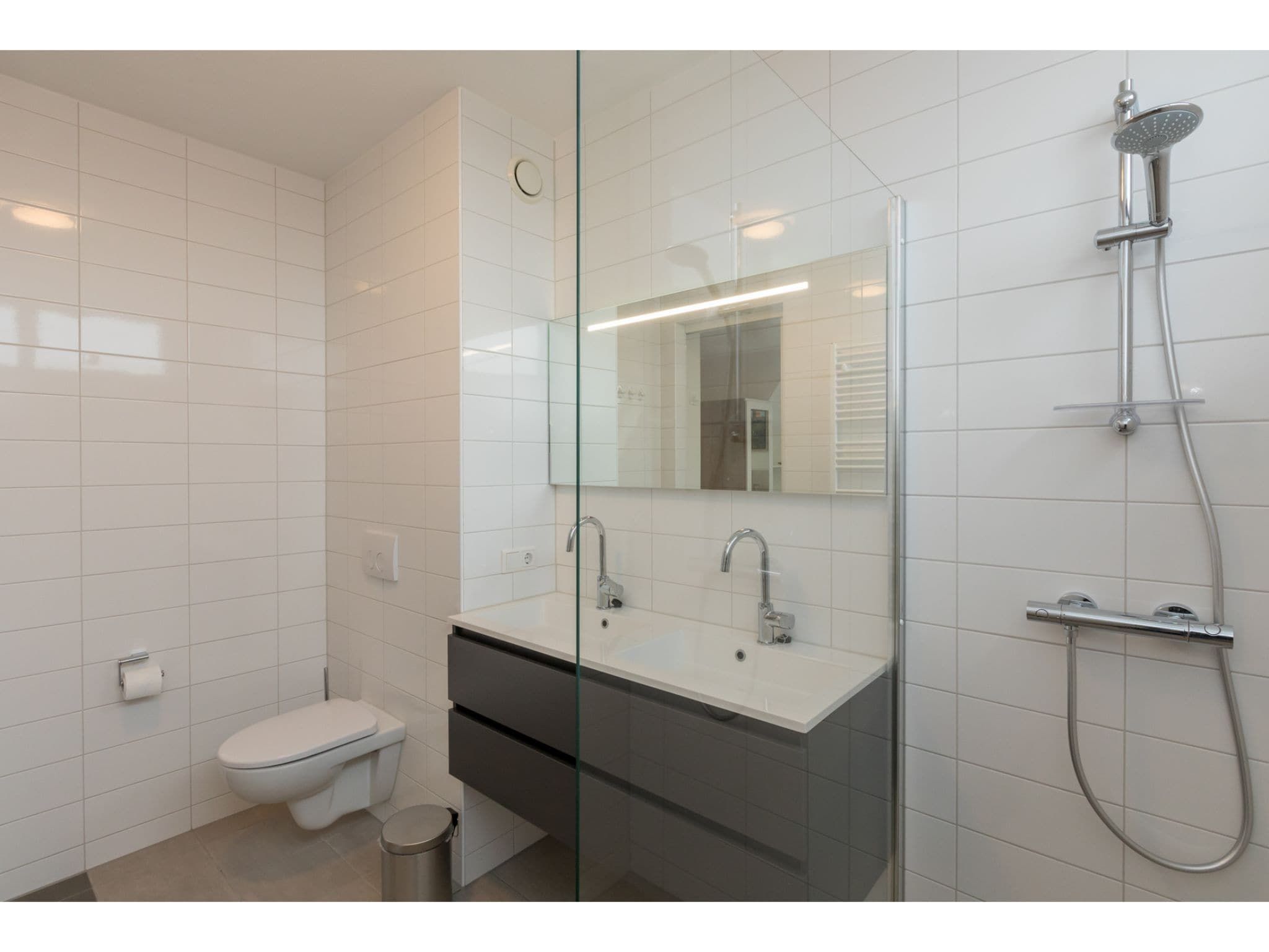 De badkamer van Aparthotel Zoutelande - 2 pers luxe studio plus in Zoutelande