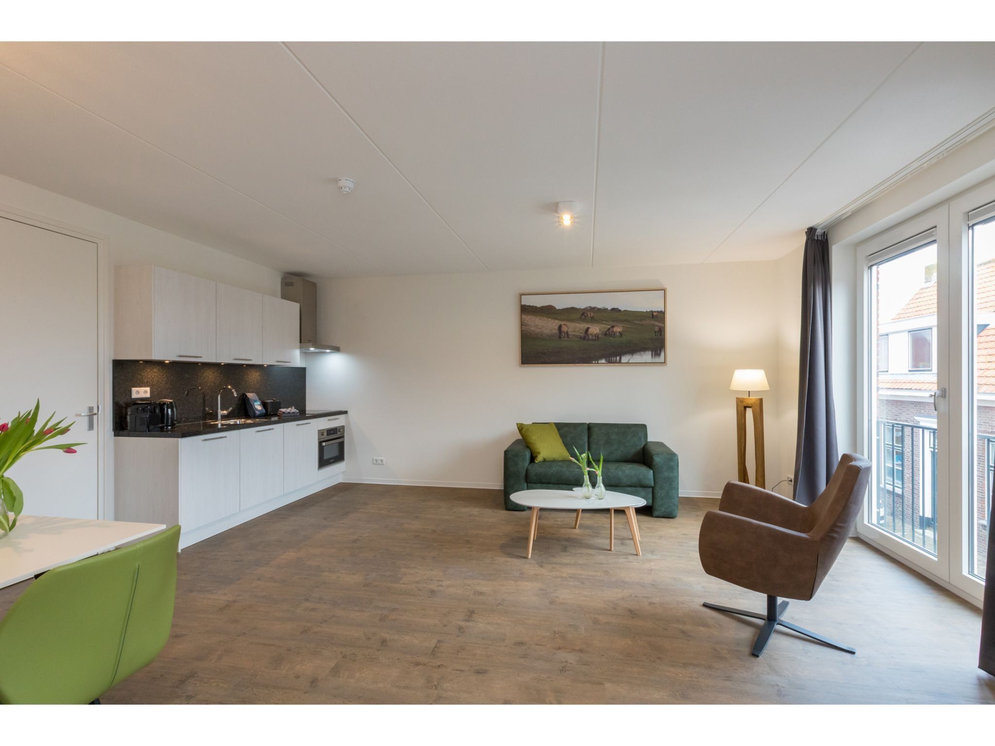 De woonkamer van Aparthotel Zoutelande - Luxe 2-persoons comfort appartement in Zoutelande