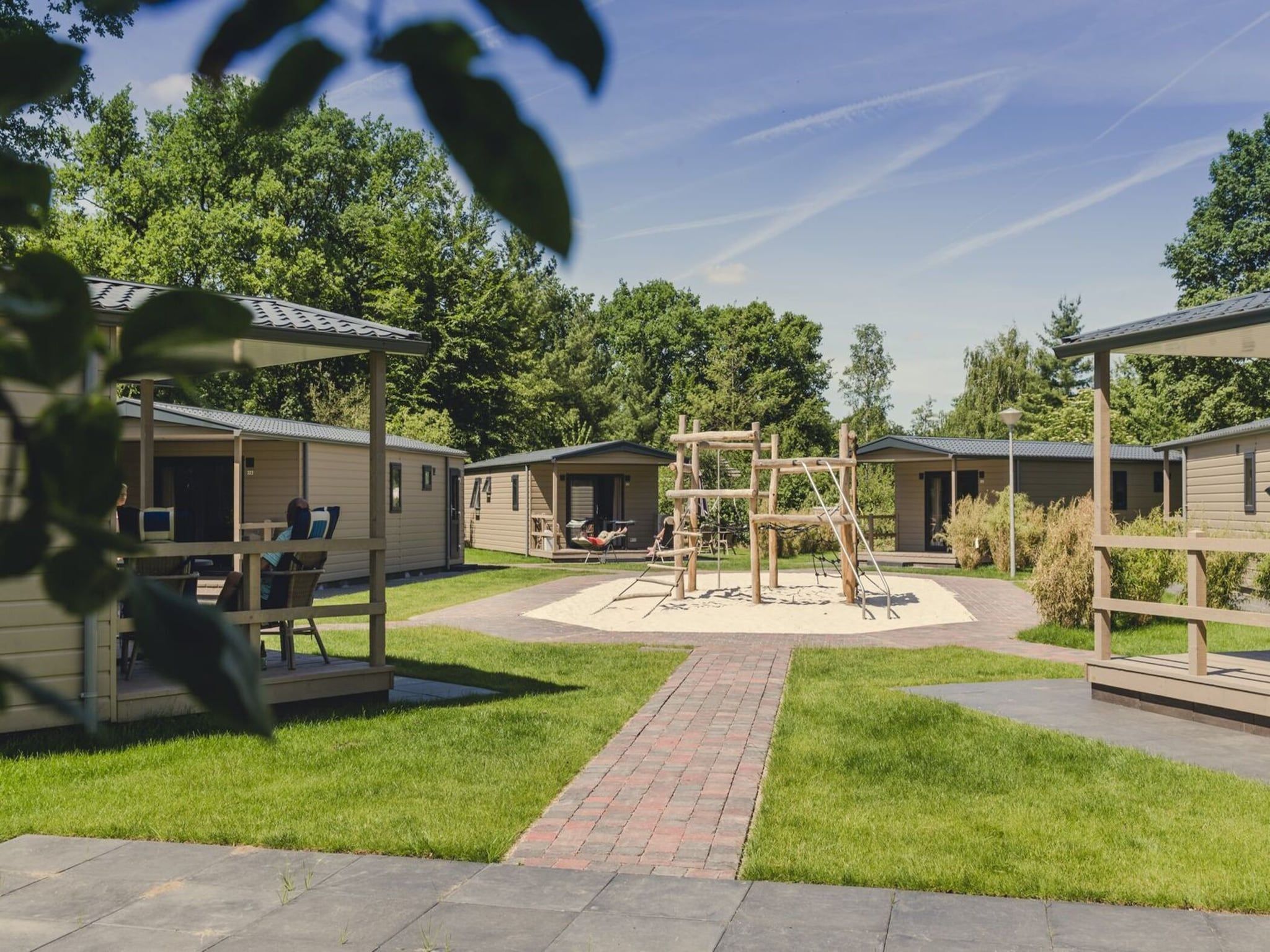 De buitenkant van Vakantiepark Mölke 23 in Zuna
