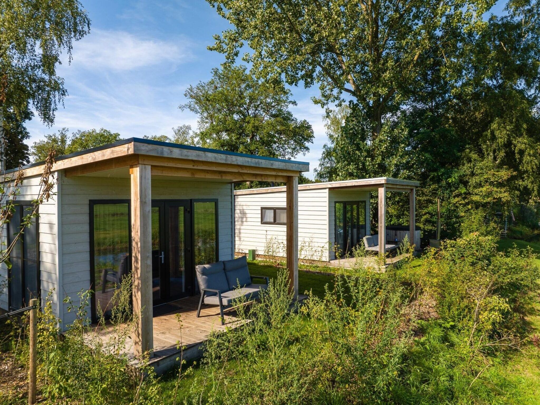 De buitenkant van Vakantiepark Mölke 25 in Zuna