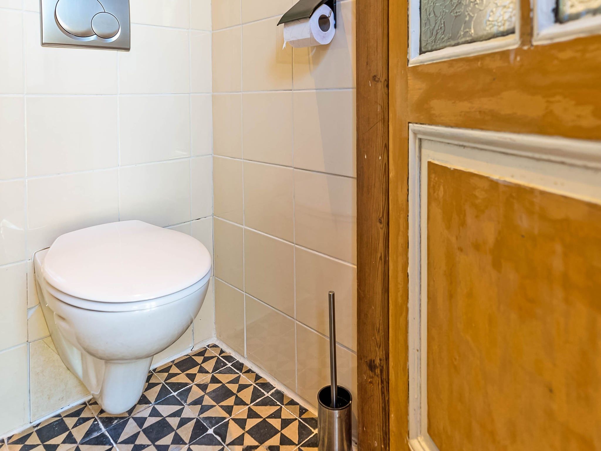 De badkamer van 't Schuurtje in Nieuwvliet