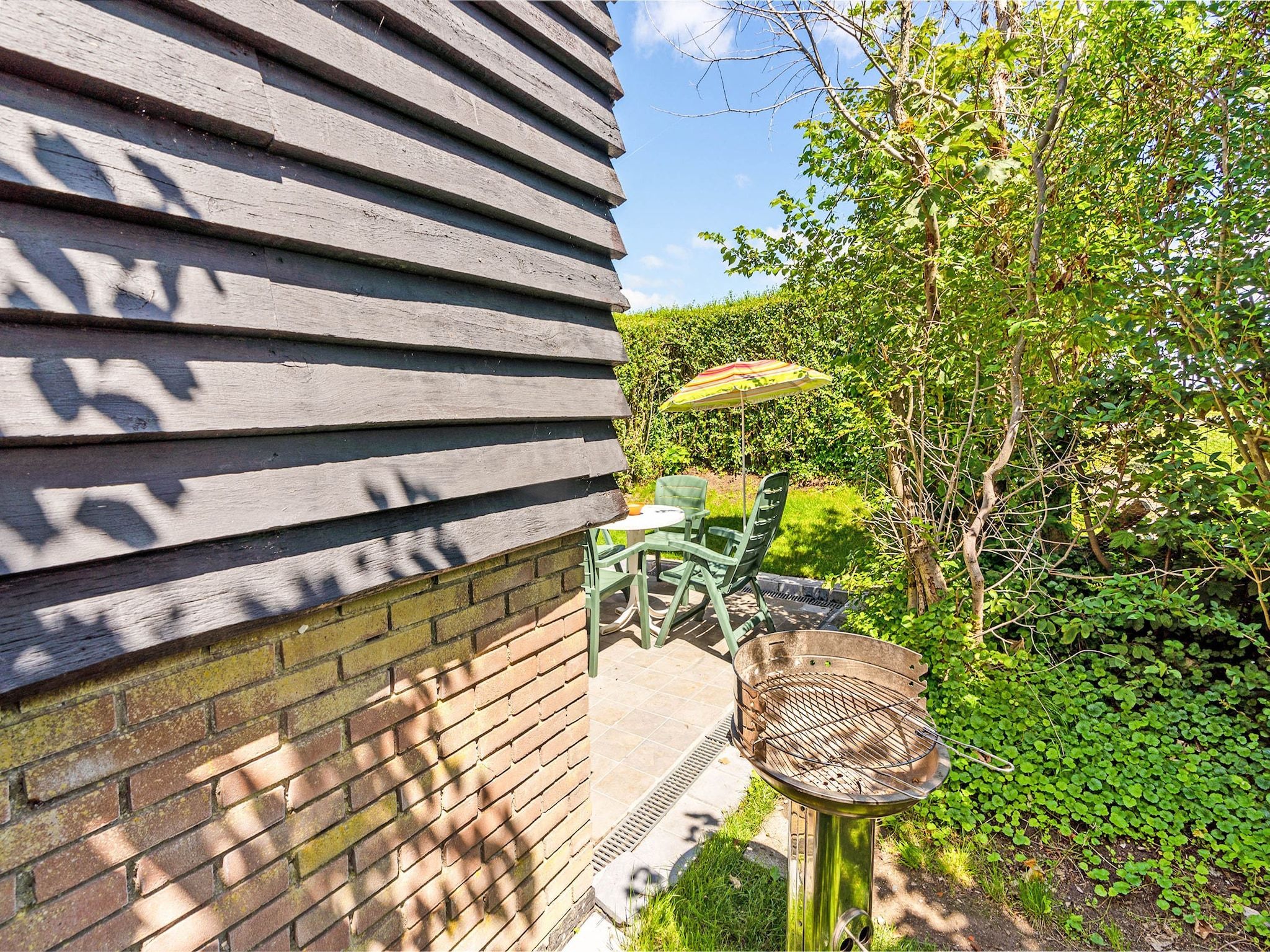 De tuin van 't Schuurtje in Nieuwvliet