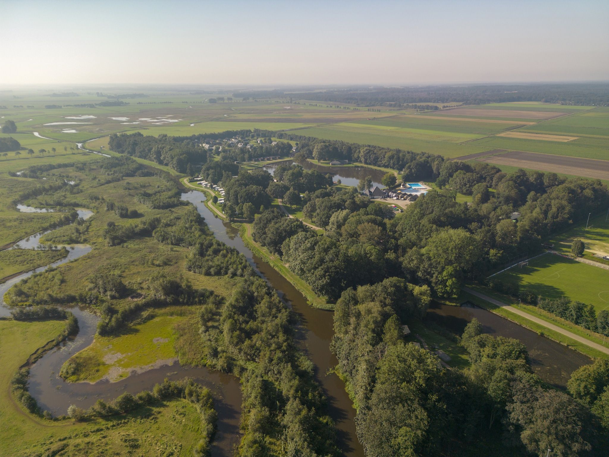 De omgeving van Hunzepark 12 in Gasselternijveen