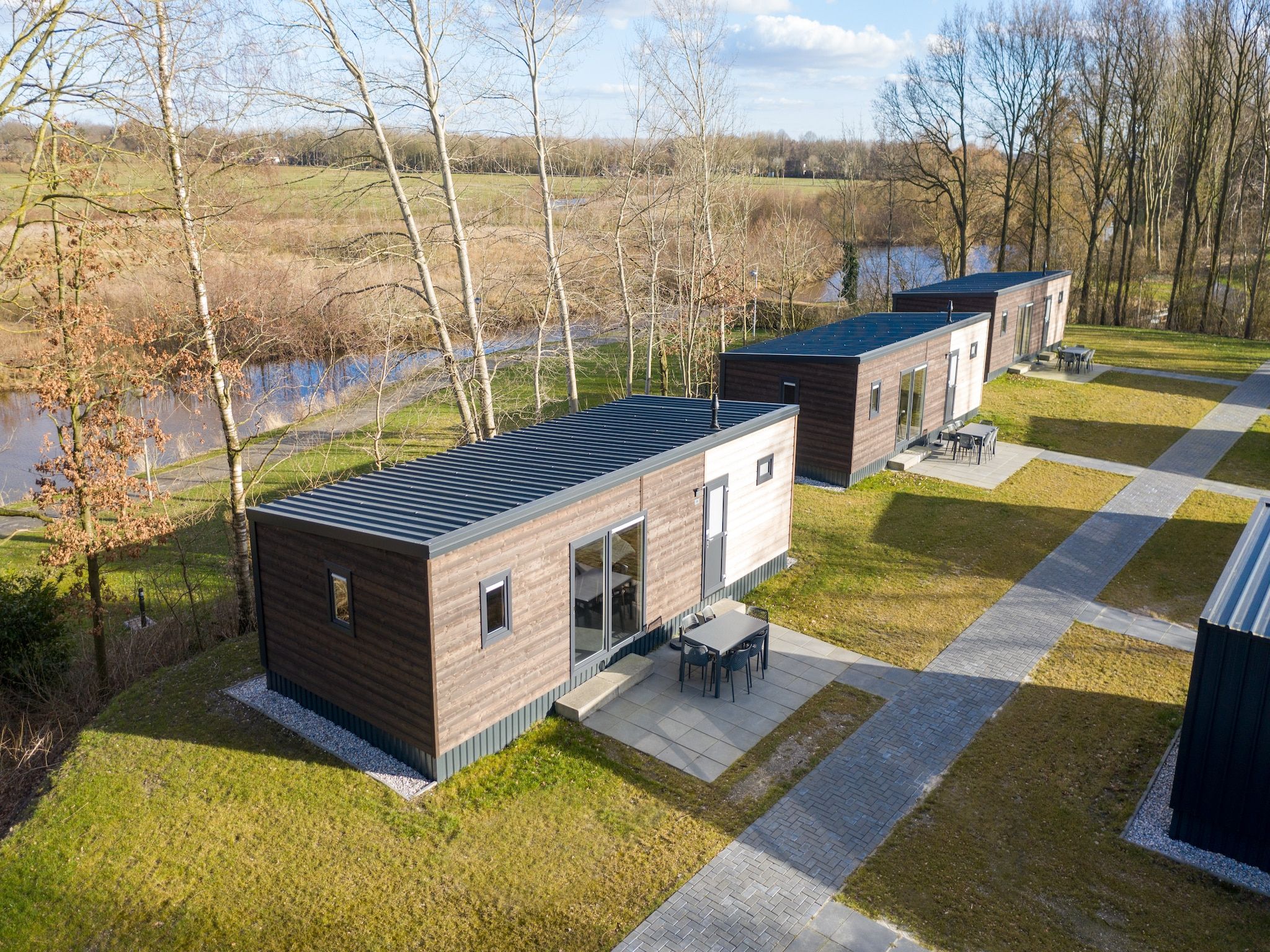 De buitenkant van Hunzepark 13 in Gasselternijveen