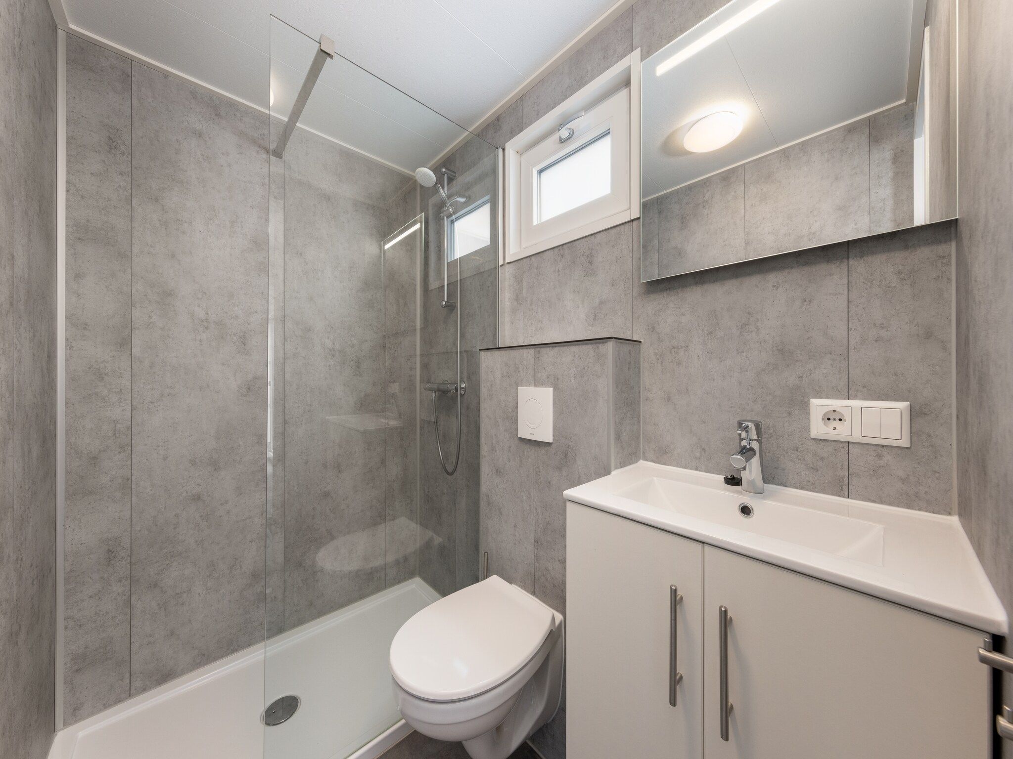 De badkamer van Hunzepark 13 in Gasselternijveen