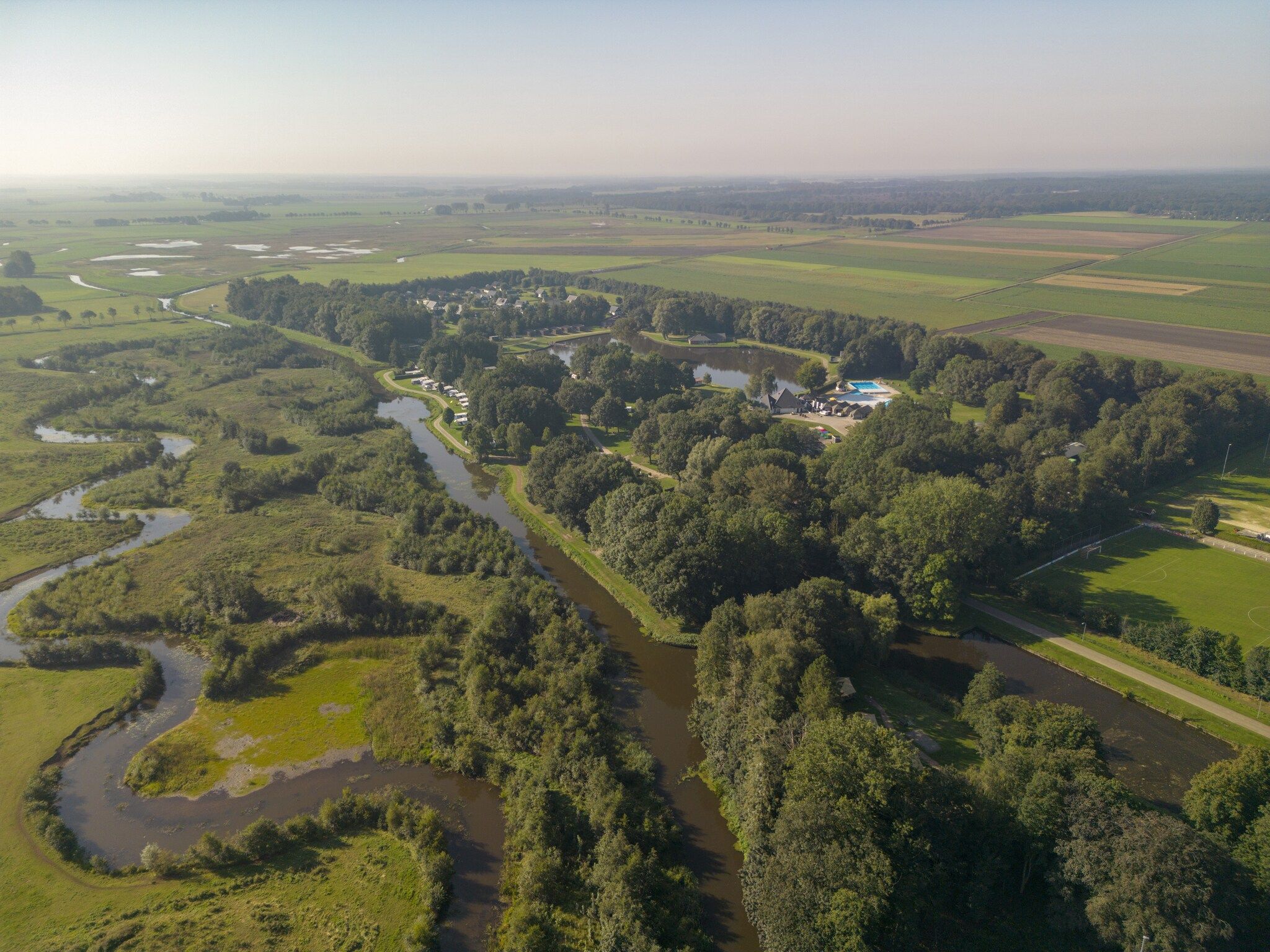 De omgeving van Hunzepark 13 in Gasselternijveen
