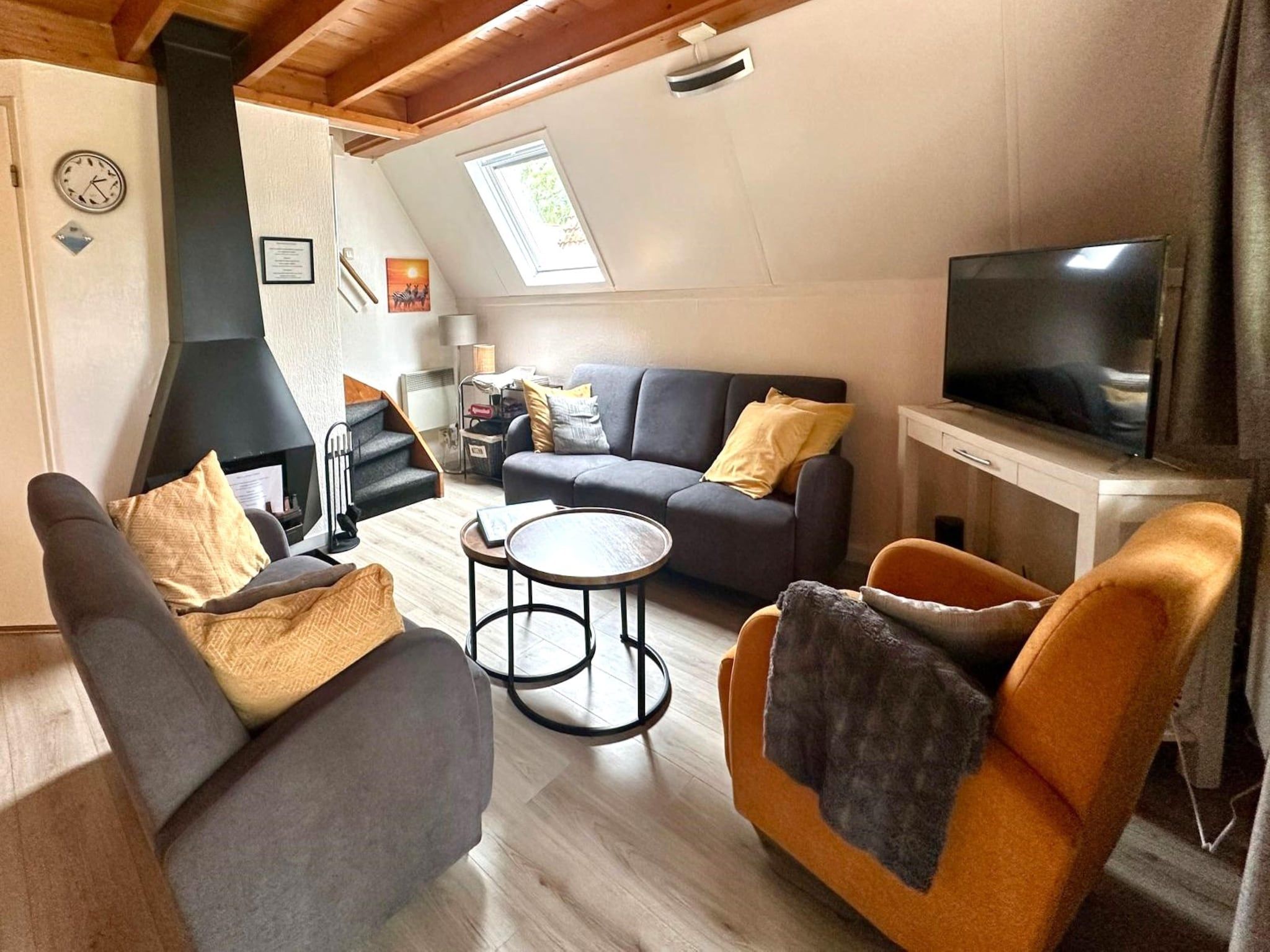 De woonkamer van Boslaan 1 in Gramsbergen
