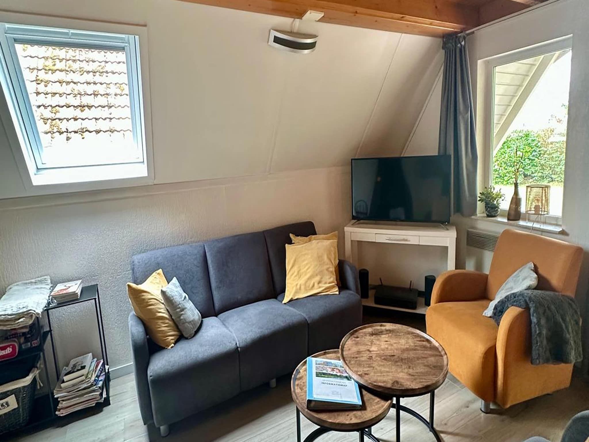 De woonkamer van Boslaan 1 in Gramsbergen