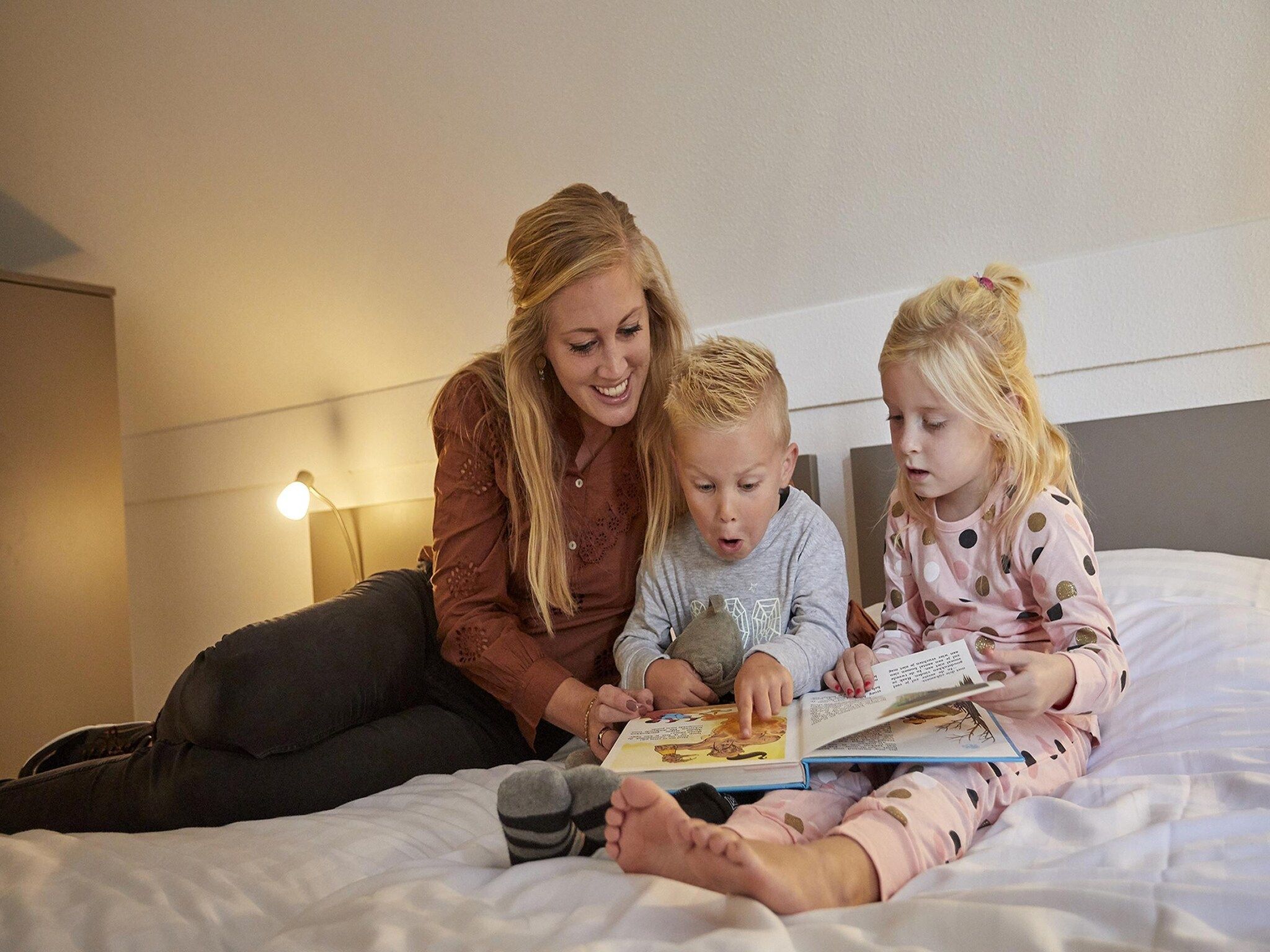 Een slaapkamer van Buitenhof De Leistert 29 in Roggel