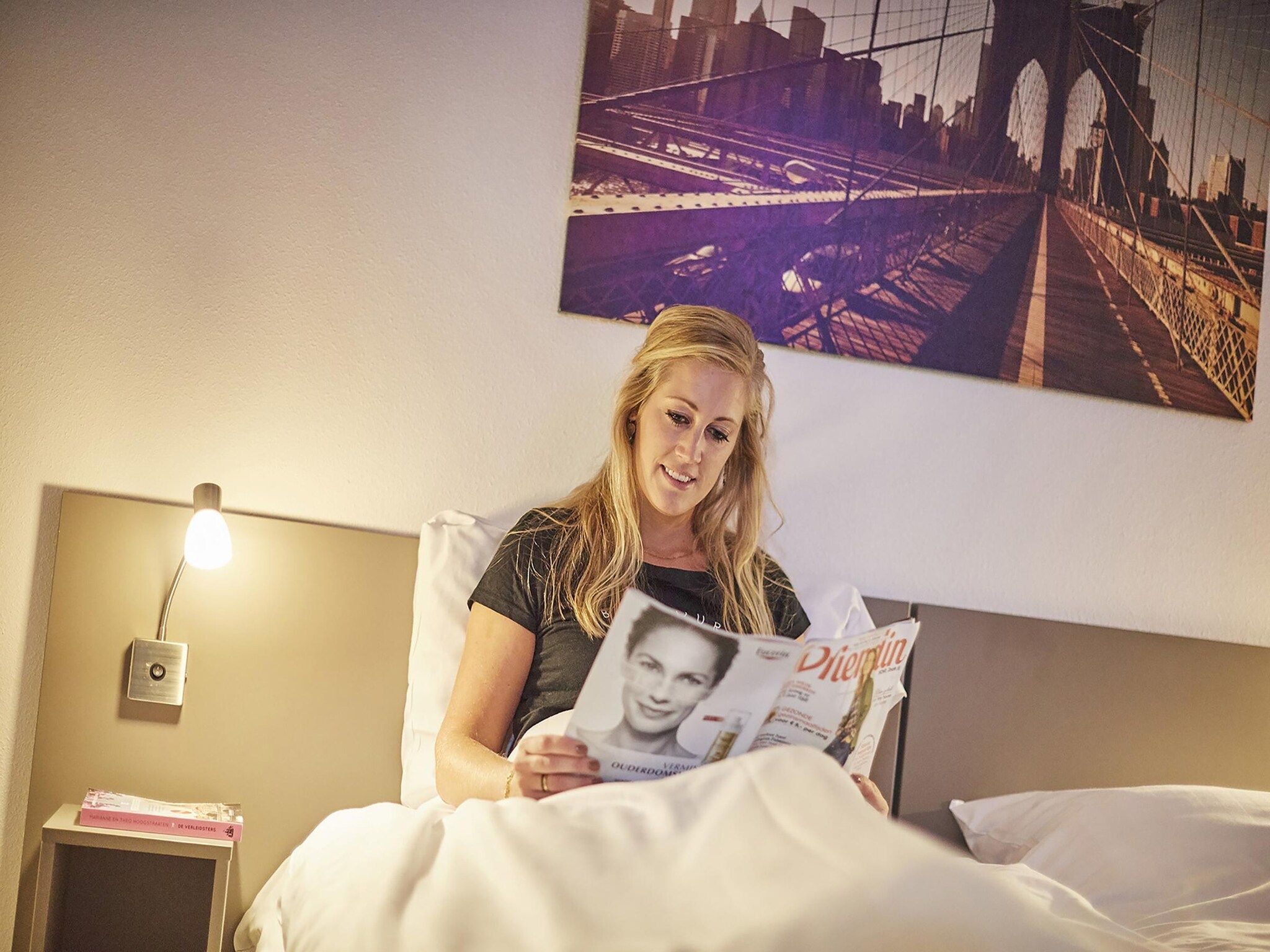 Een slaapkamer van Buitenhof De Leistert 32 in Roggel