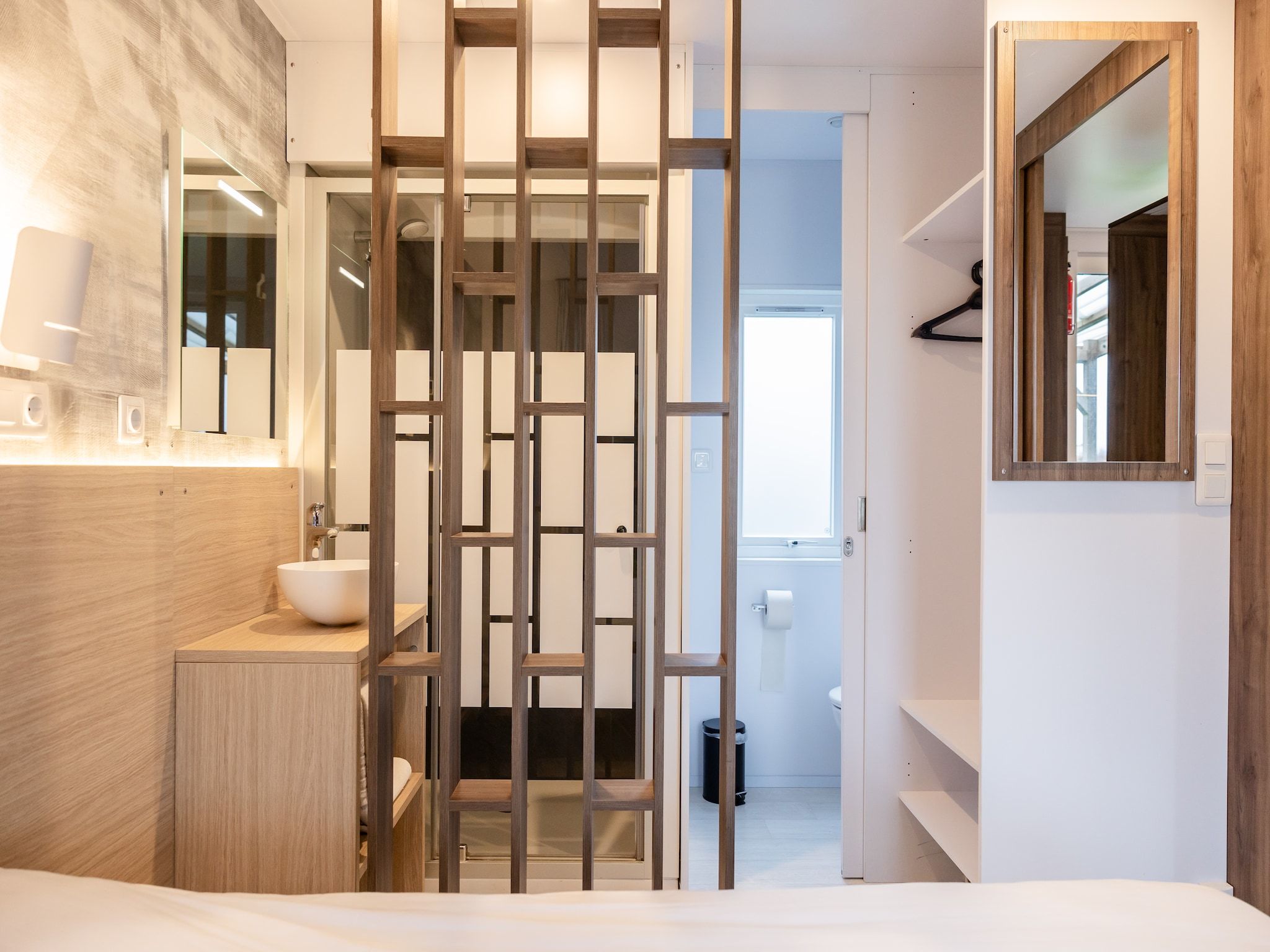 De badkamer van Chalet Imke in De Veenhoop