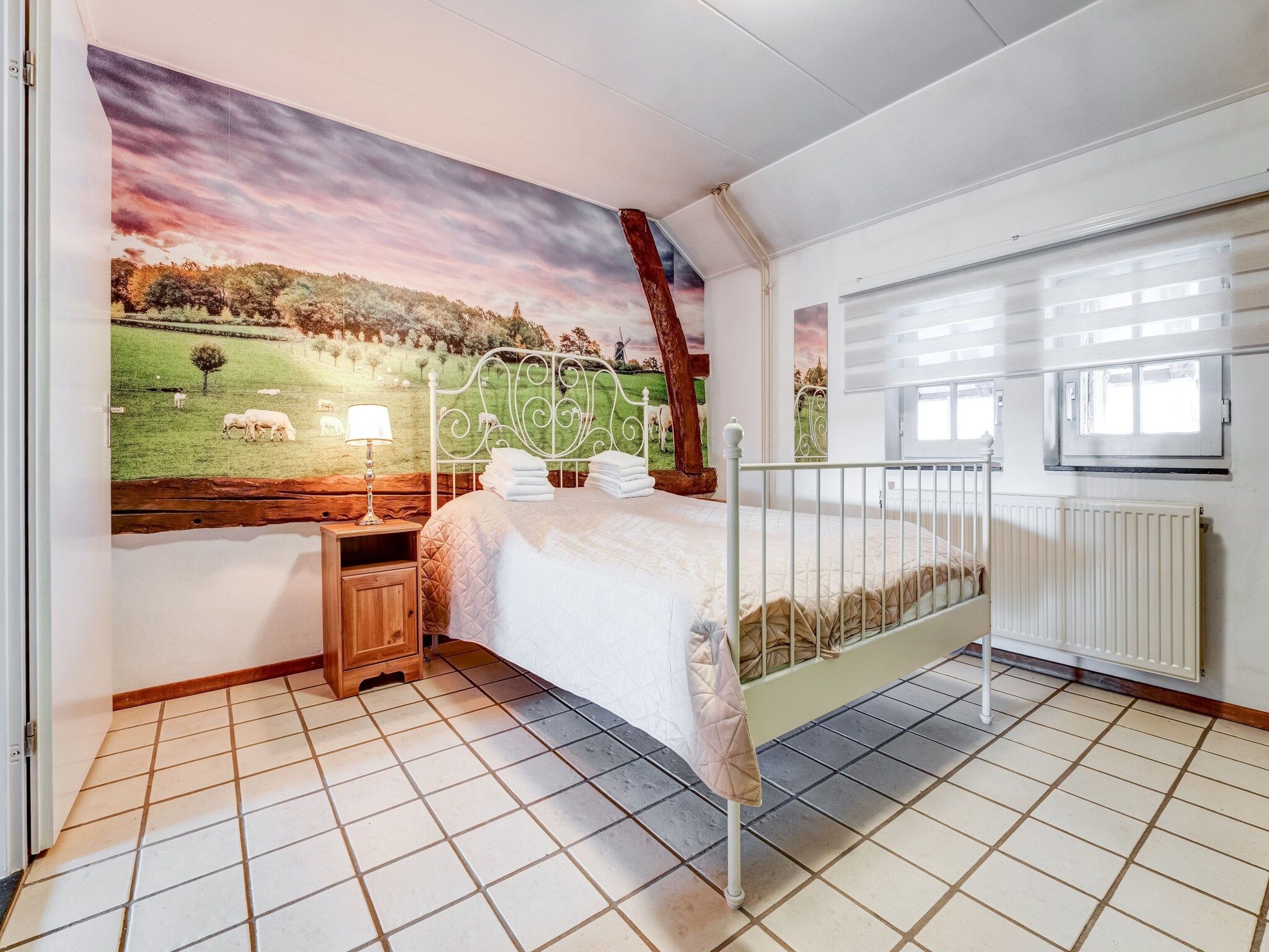 Een slaapkamer van Valleyview Cottages - NR14 in Voerendaal