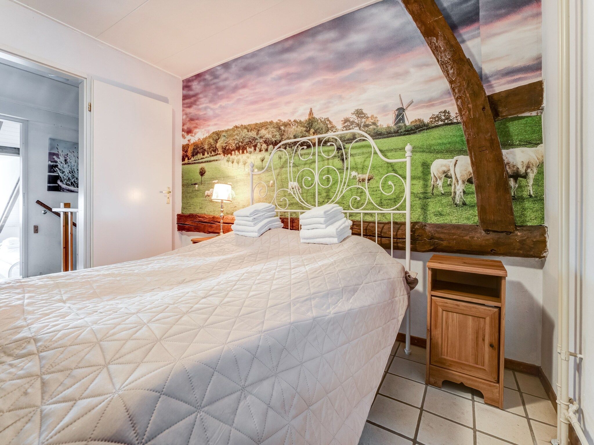 Een slaapkamer van Valleyview Cottages - NR14 in Voerendaal
