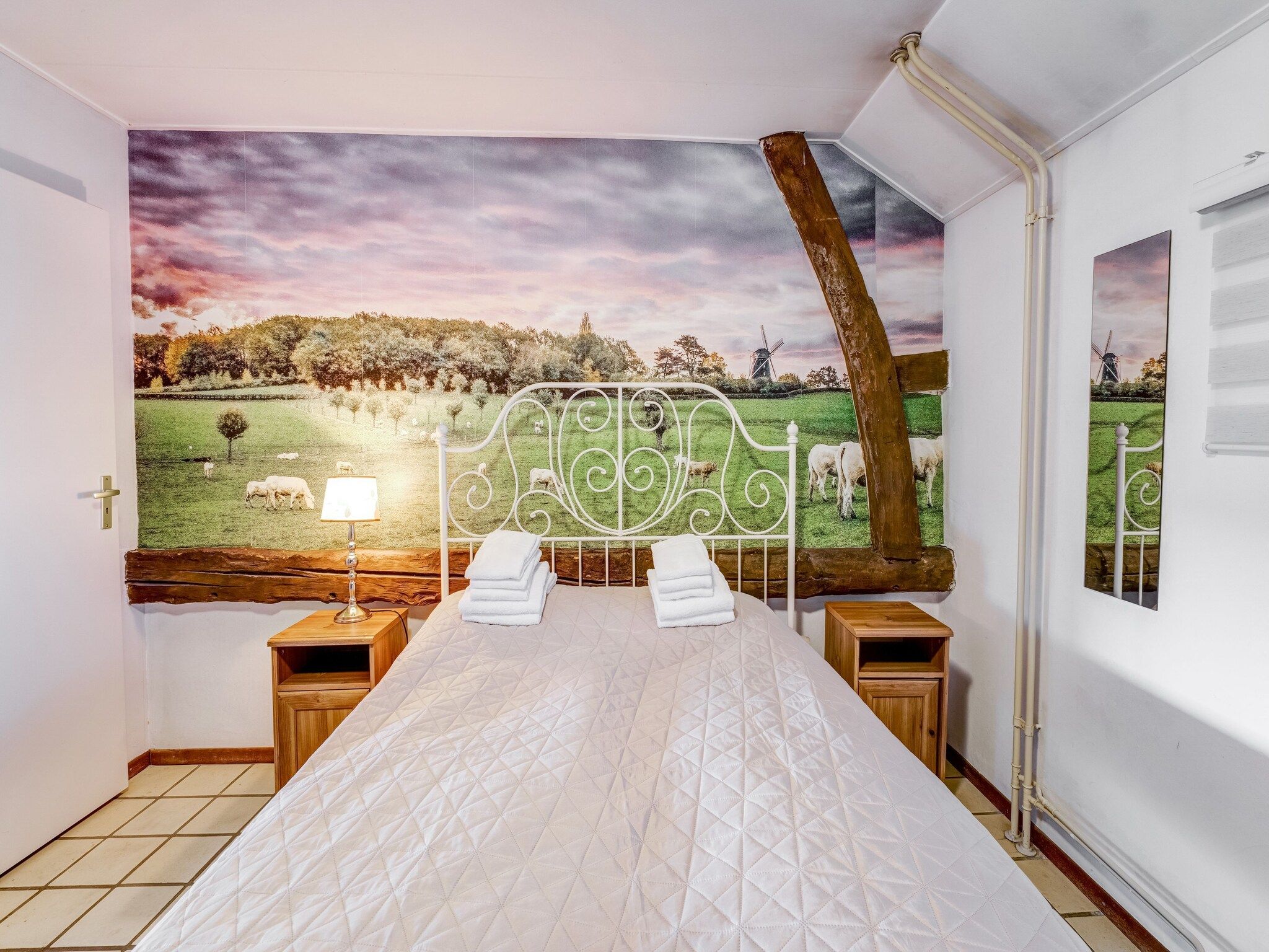 Een slaapkamer van Valleyview Cottages - NR14 in Voerendaal
