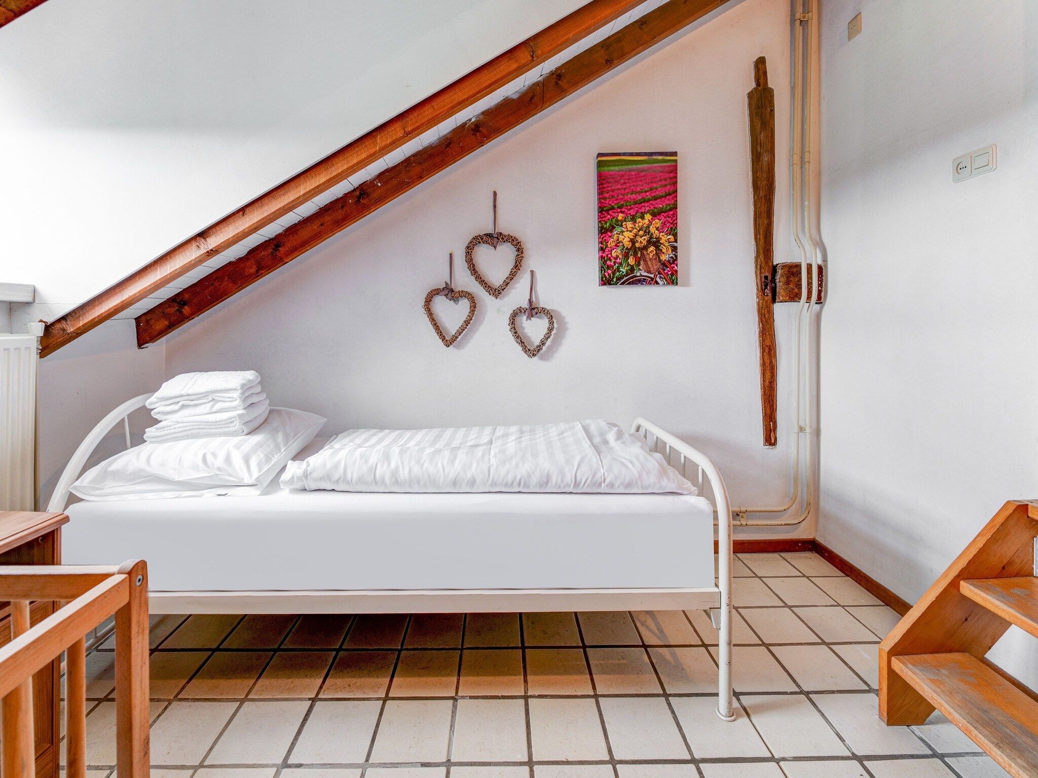Een slaapkamer van Valleyview Cottages - NR14 in Voerendaal