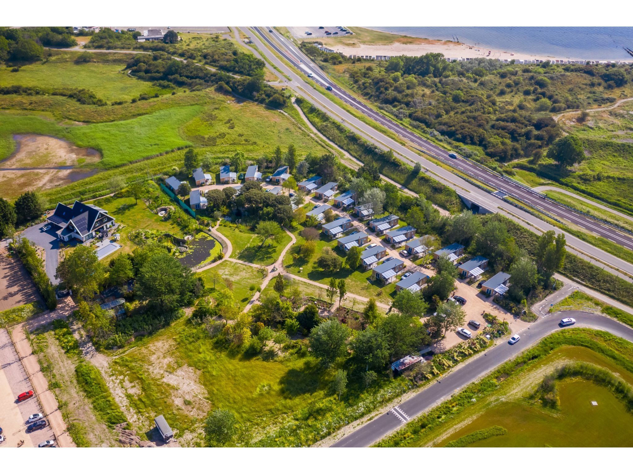 De omgeving van Fort den Haak - Chalet 1 tm 15  hond in Vrouwenpolder