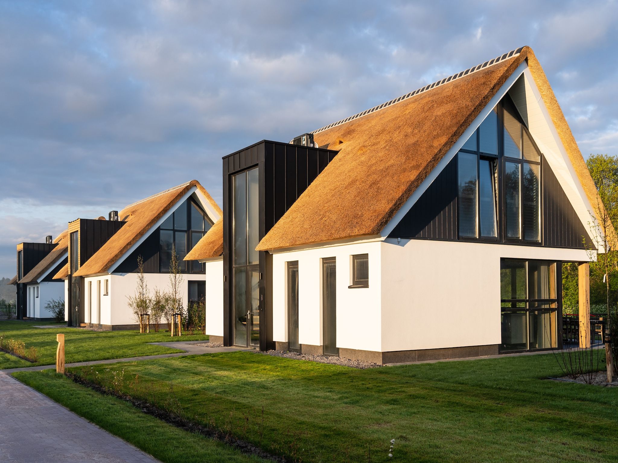 De buitenkant van Buytenveldt H3 in De Cocksdorp Texel