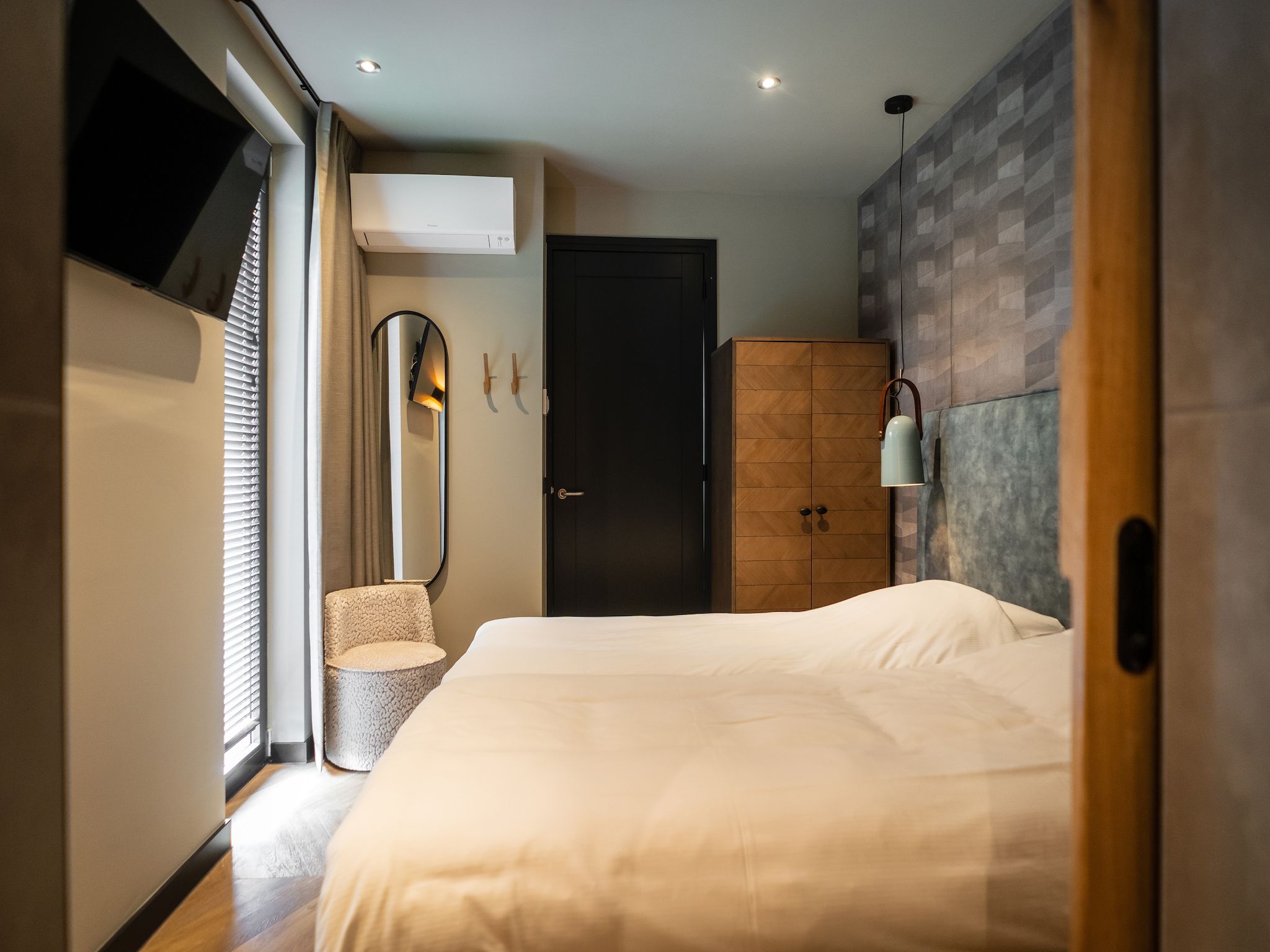 Een slaapkamer van Buytenveldt H3 in De Cocksdorp Texel