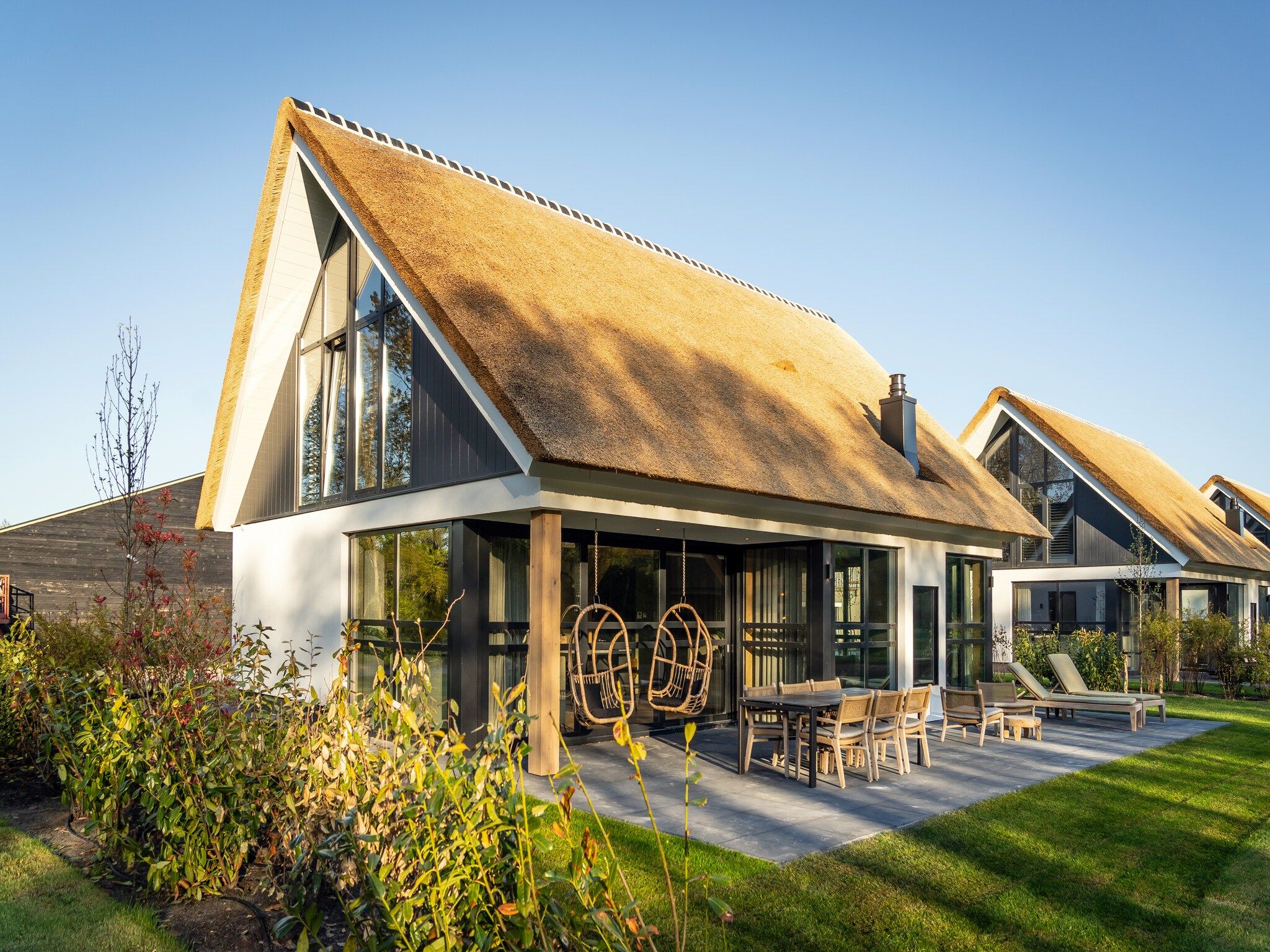 De buitenkant van Buytenveldt H5 in De Cocksdorp Texel