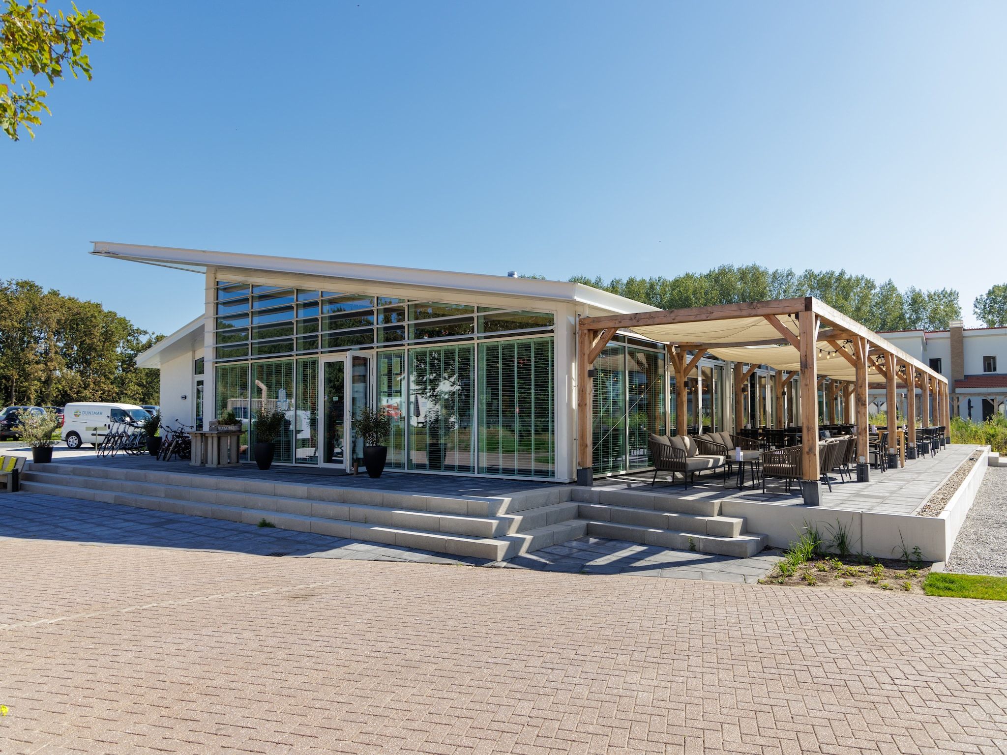 Parkfaciliteiten bij Duinresort Dunimar 1 in Noordwijkerhout