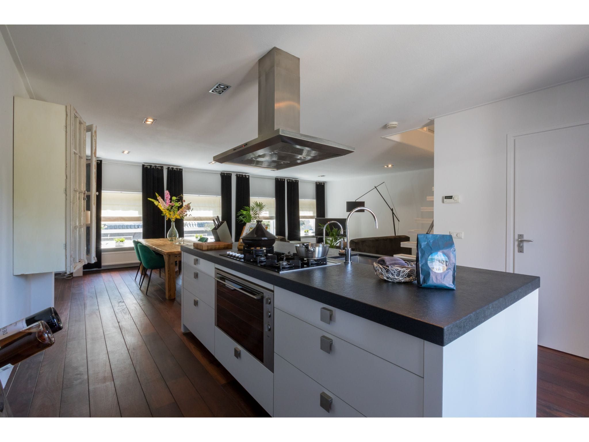 De keuken van Ooststraat 7 in Domburg