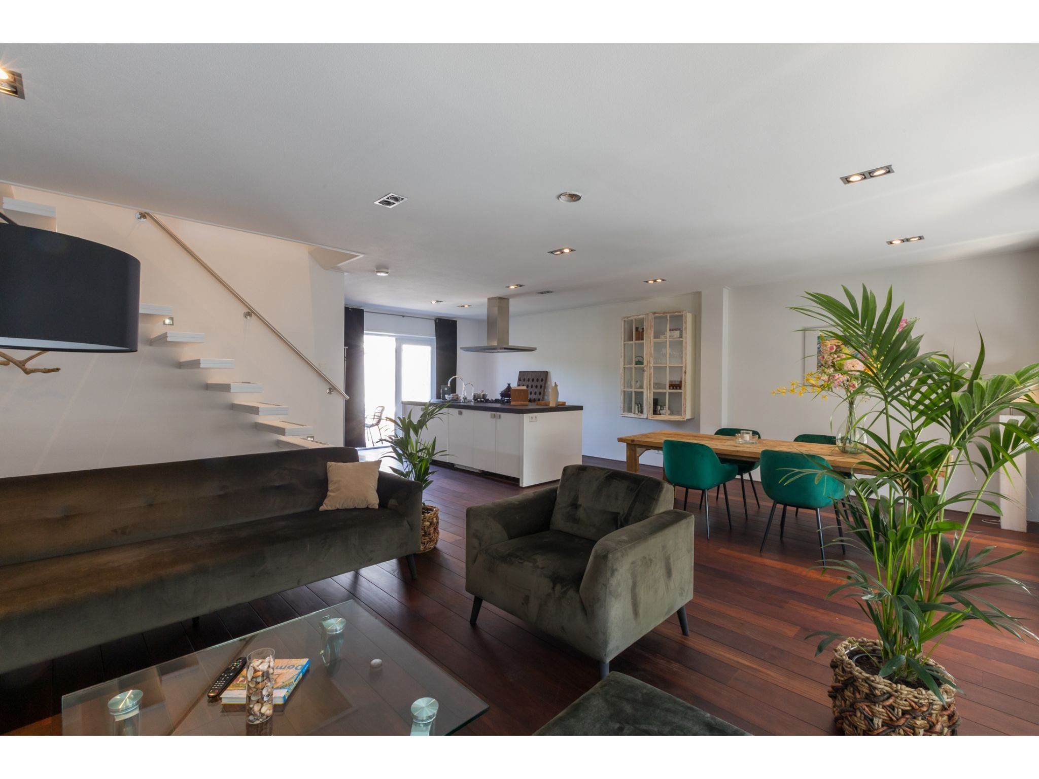 De woonkamer van Ooststraat 7 in Domburg