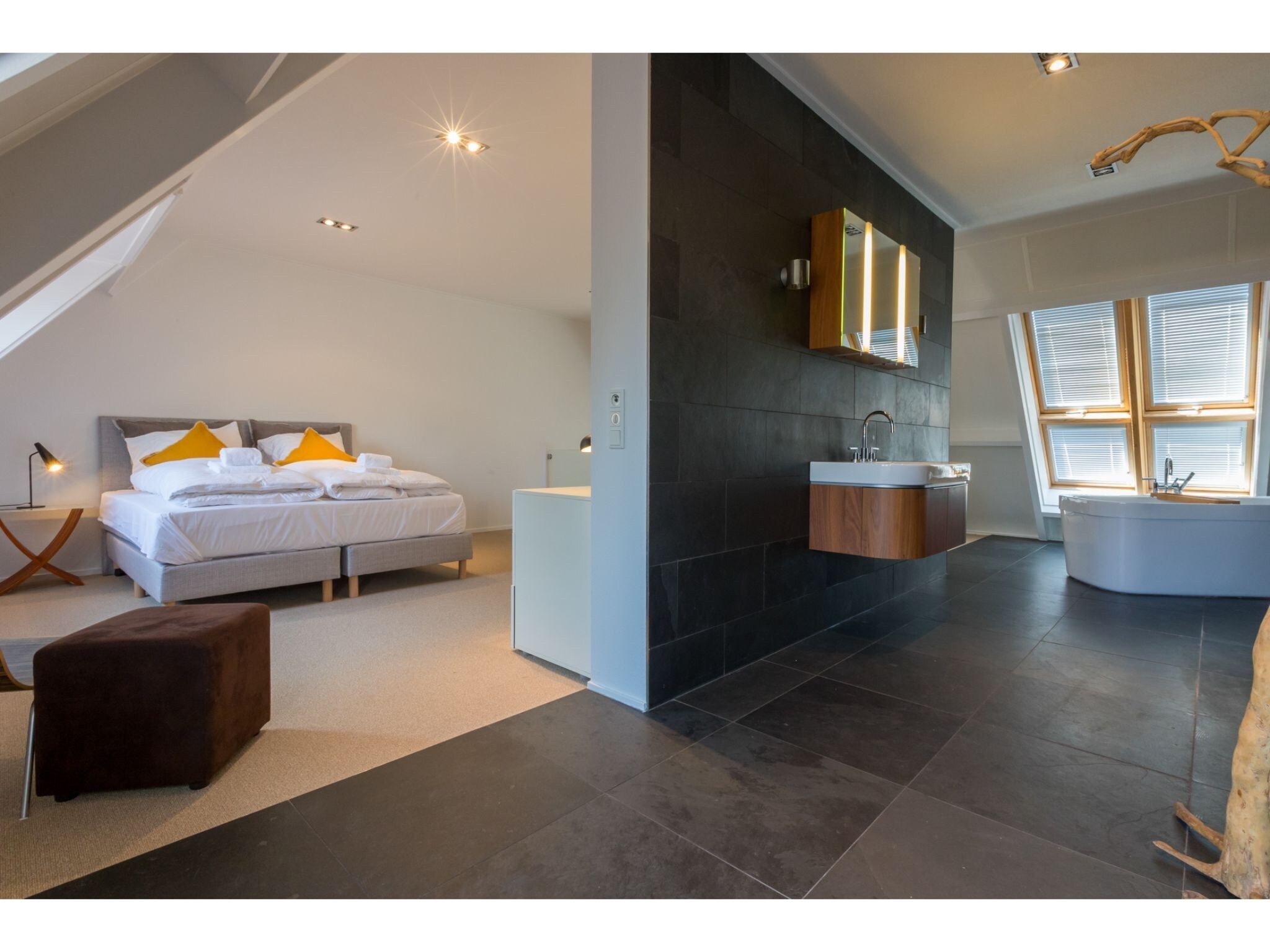 De badkamer van Ooststraat 7 in Domburg
