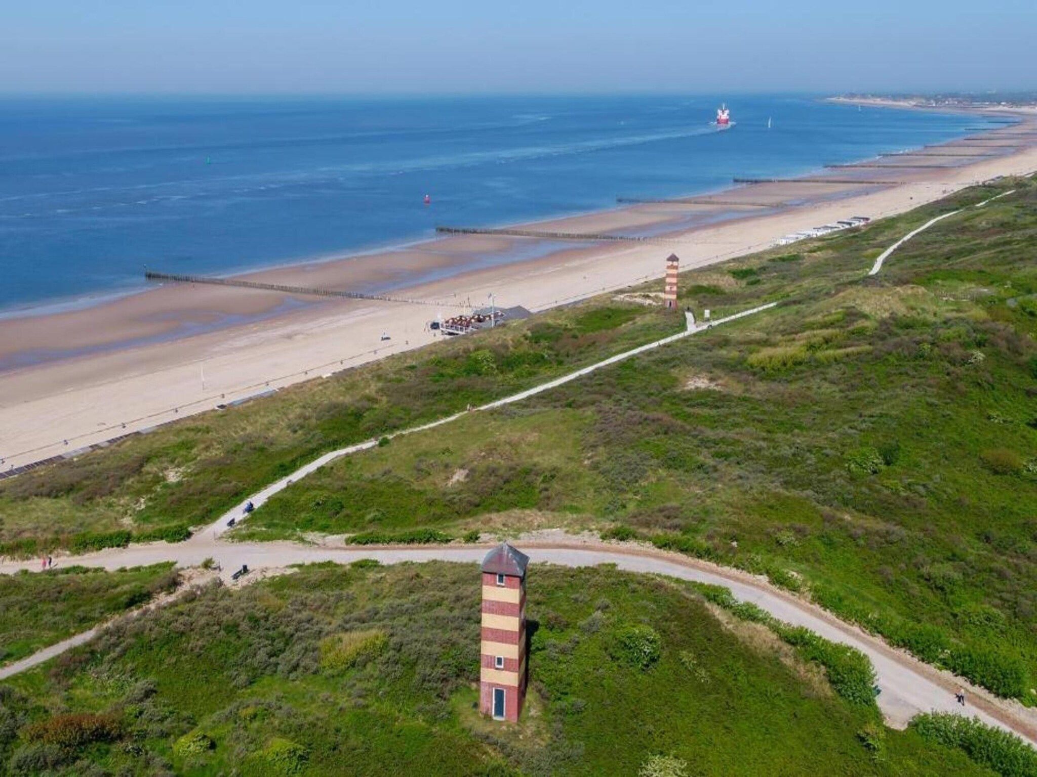 De omgeving van Ooststraat 7 in Domburg