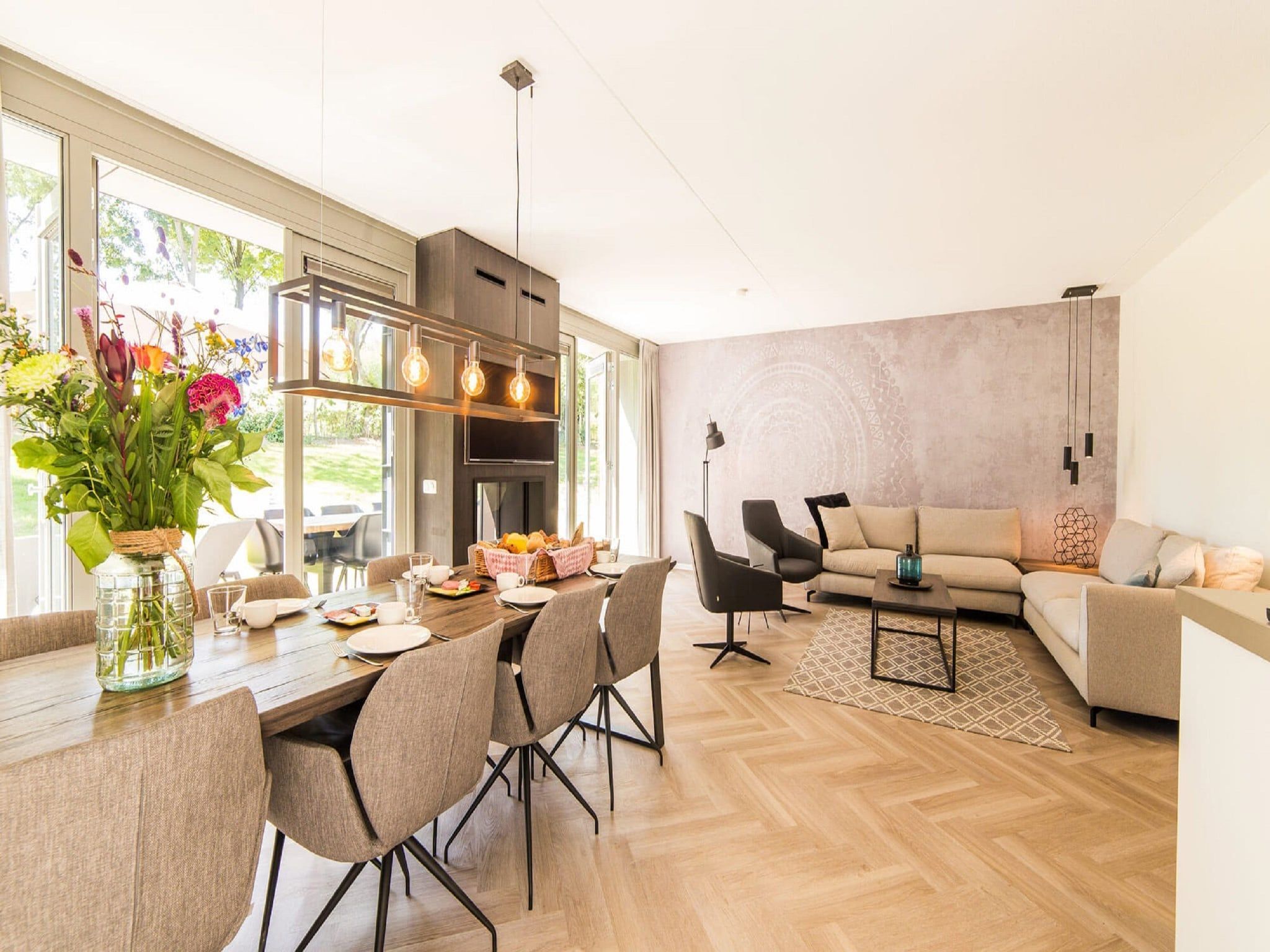 De woonkamer van Resort Maastricht 28 in Maastricht