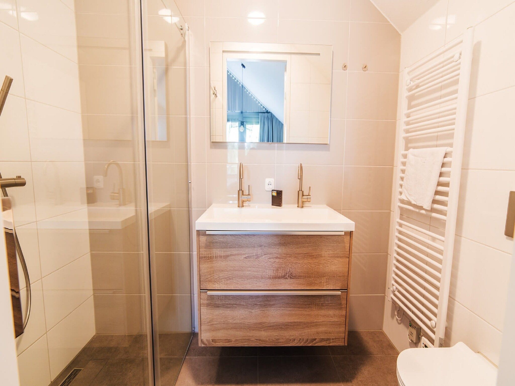 De badkamer van Resort Maastricht 31 in Maastricht