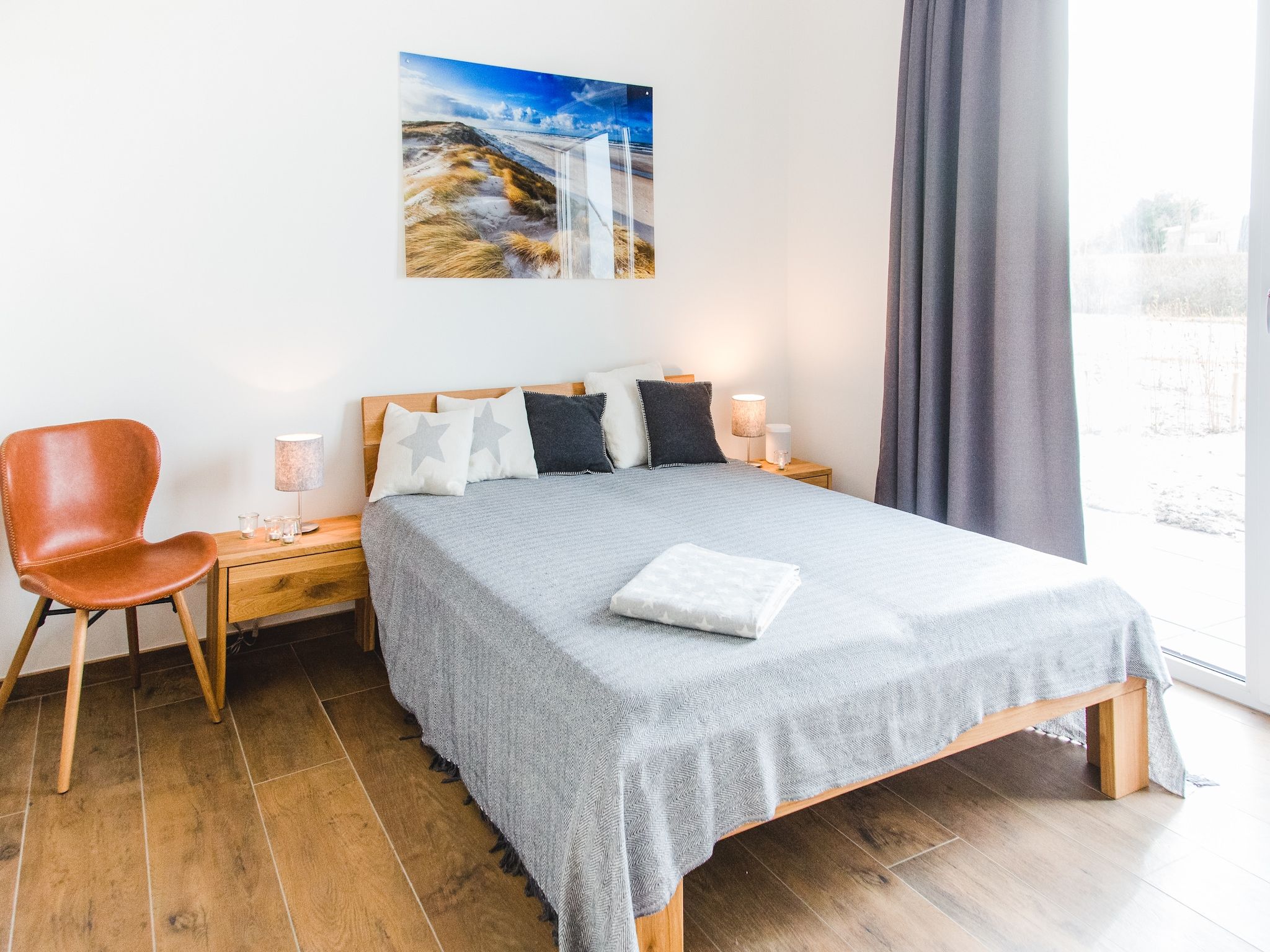 Een slaapkamer van Schotsmanweg 12 in Kamperland