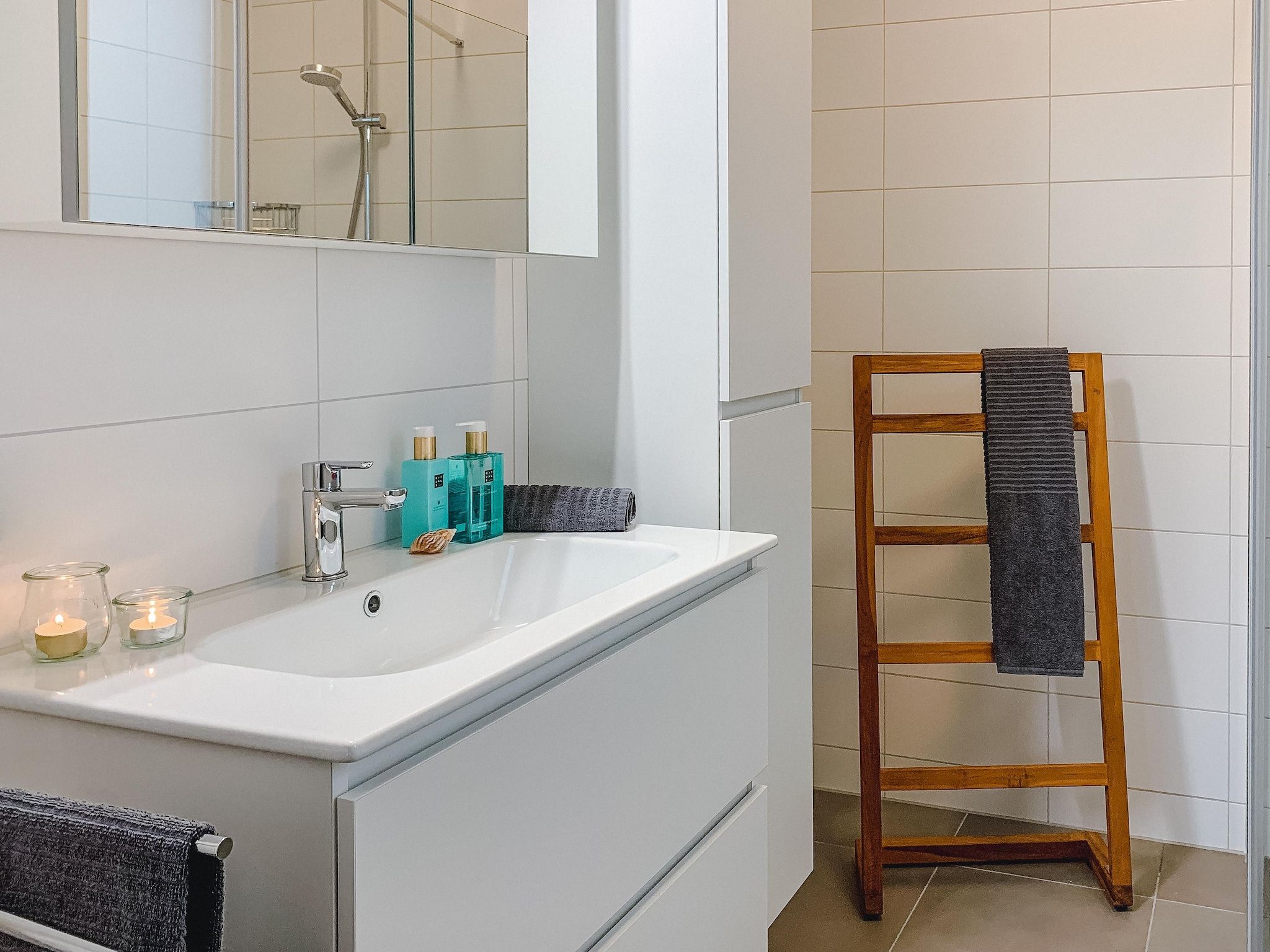 De badkamer van Schotsmanweg 12 in Kamperland