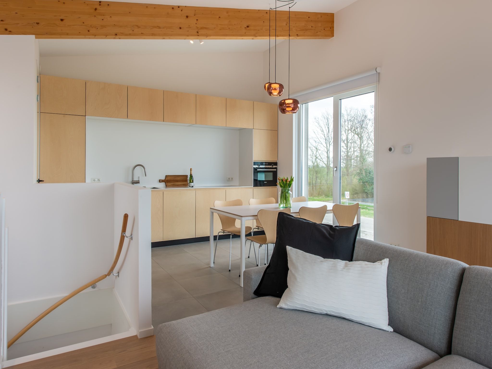 De keuken van Schotsmanweg 16 in Kamperland