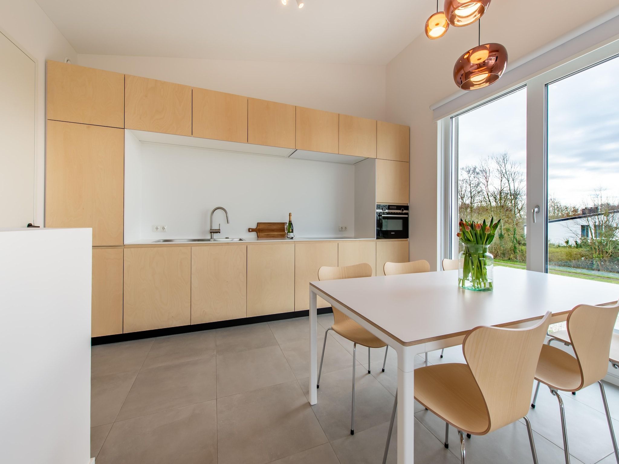 De keuken van Schotsmanweg 16 in Kamperland