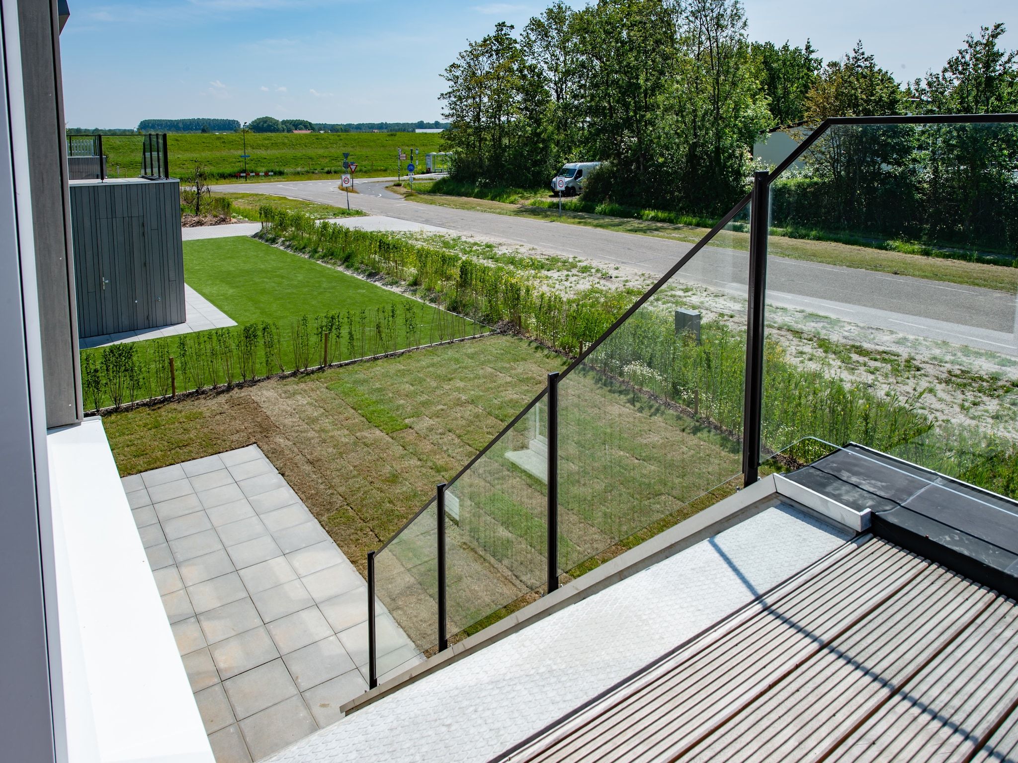 De tuin van Schotsmanweg 16 in Kamperland