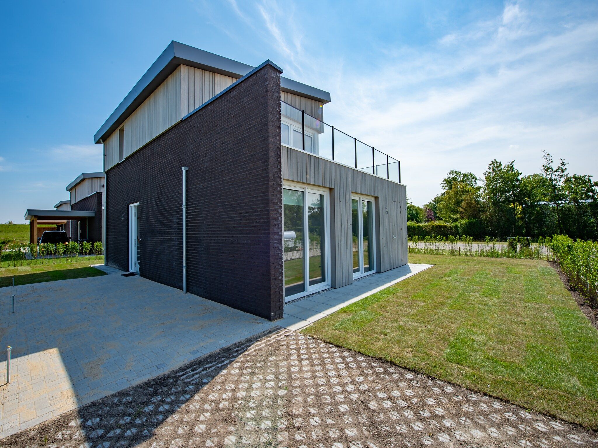 De tuin van Schotsmanweg 16 in Kamperland