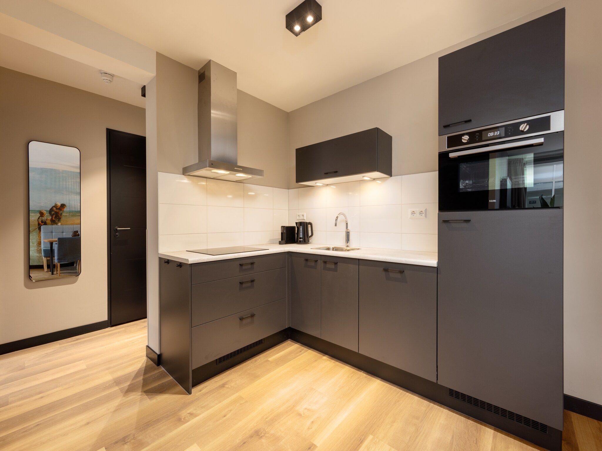 De keuken van Residentie de Graaf van Egmont 11 in Egmond aan zee