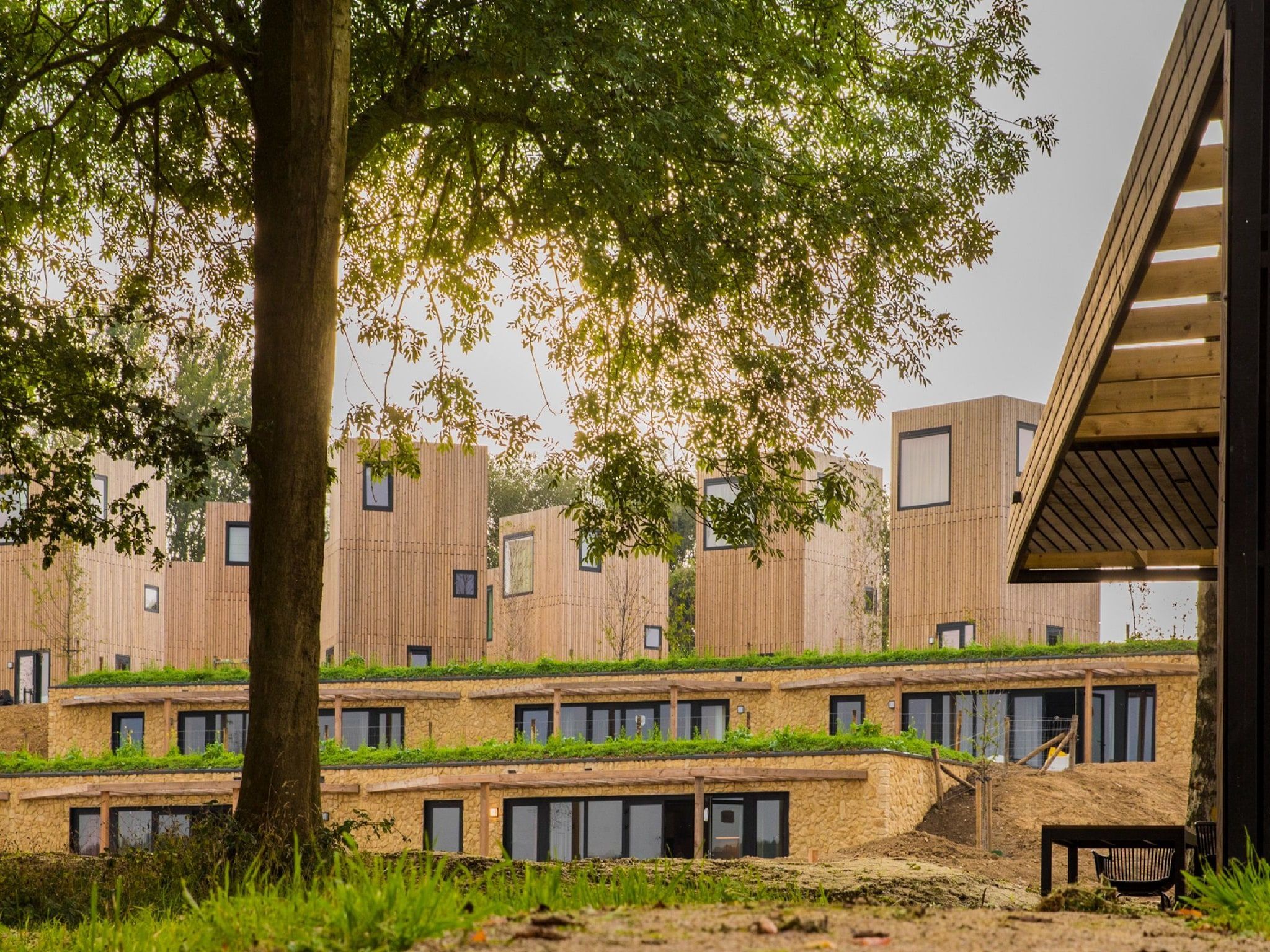 Parkfaciliteiten bij Resort Gulpen 3 in Gulpen