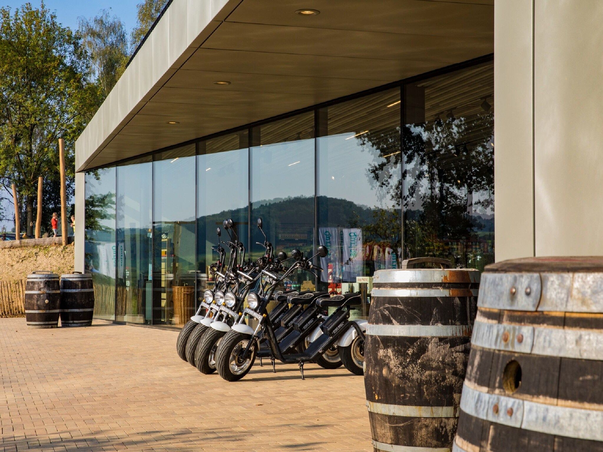 Parkfaciliteiten bij Resort Gulpen 5 in Gulpen