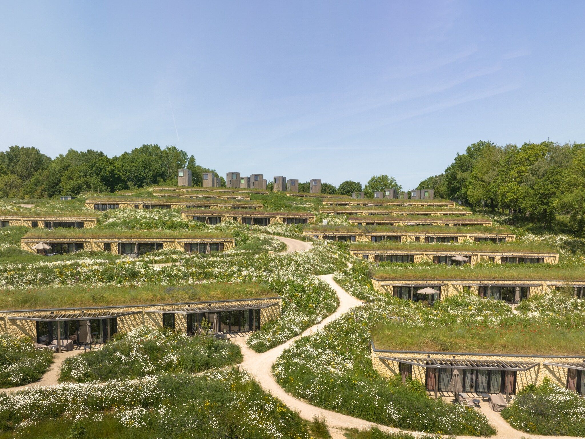 De buitenkant van Resort Gulpen 5 in Gulpen